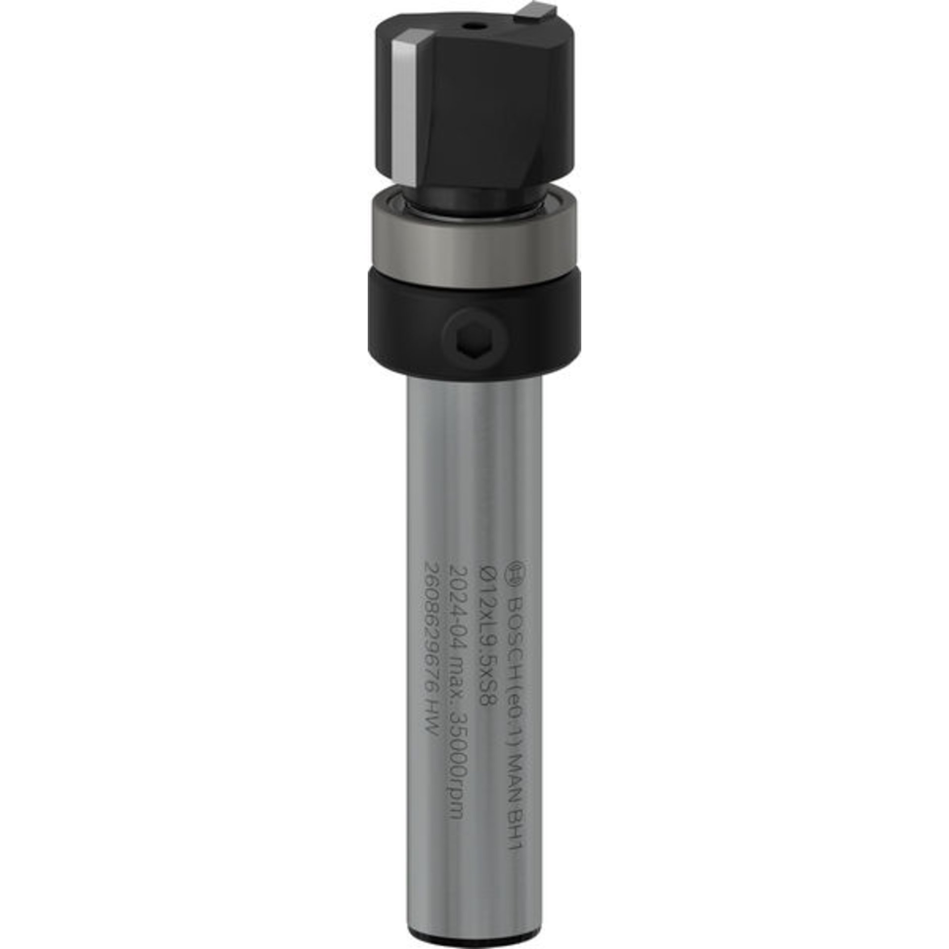 PRO Bündigfräser mit obenliegendem Führungskugellager, Ø12,7 x L9,5, Schaft 8 mm