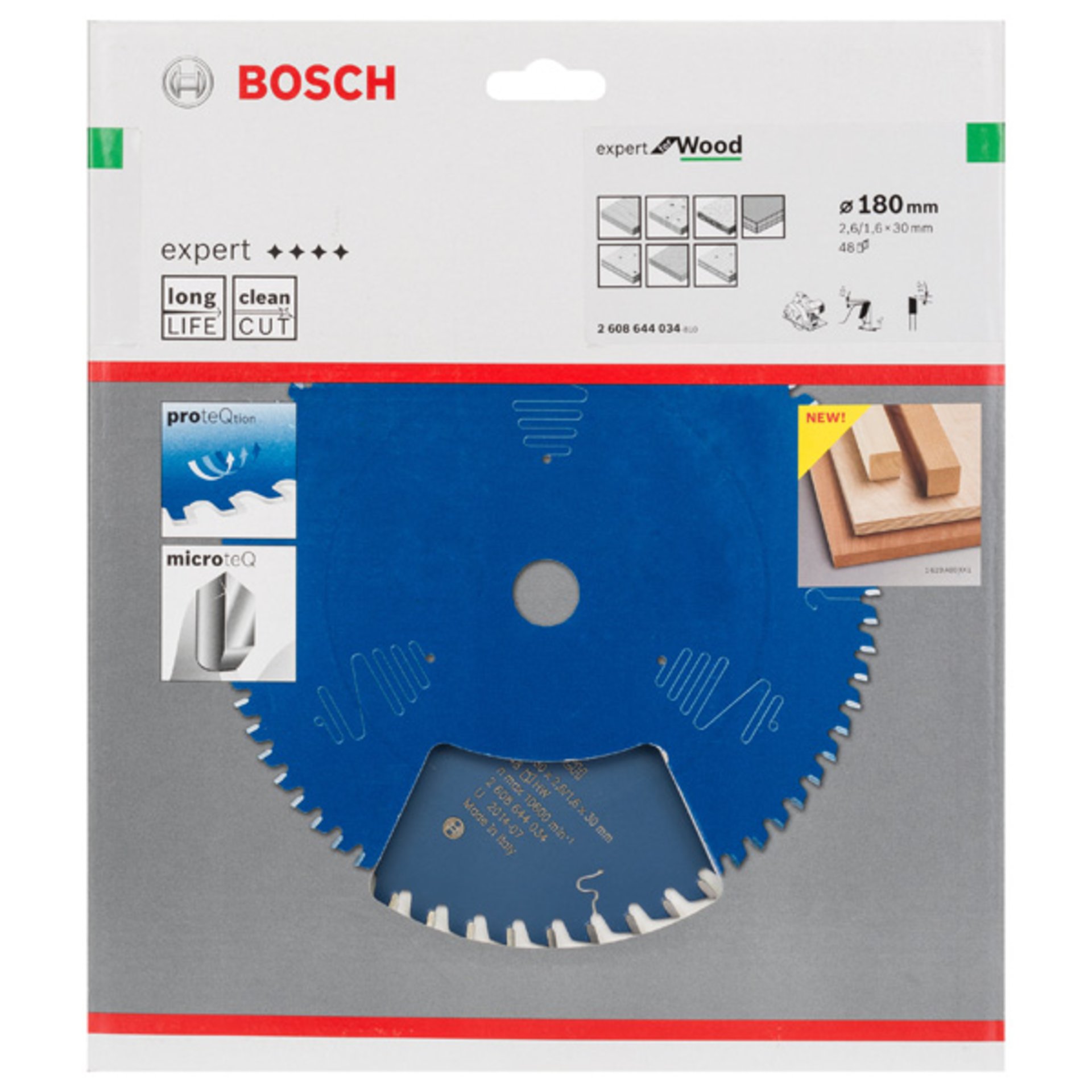 Kreissägeblatt Expert for Wood, H 180 x 30, Z48