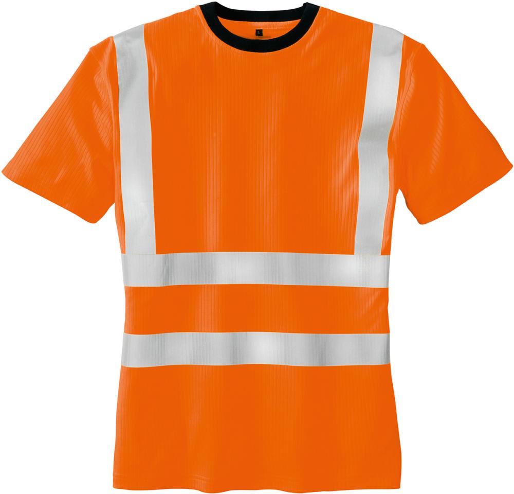 teXXor Warnschutz-T-Shirt HOOGE, leucht-orange, Größe XXXL