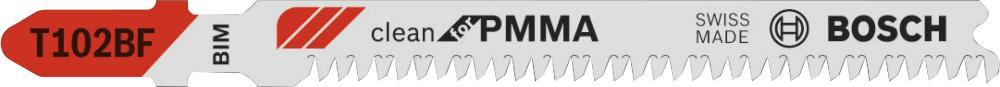 Bosch Stichsägeblatt T 102 BF Pack a 5 Stück Bosch Stichsägeblatt T 102 BF Pack a 5 Stück