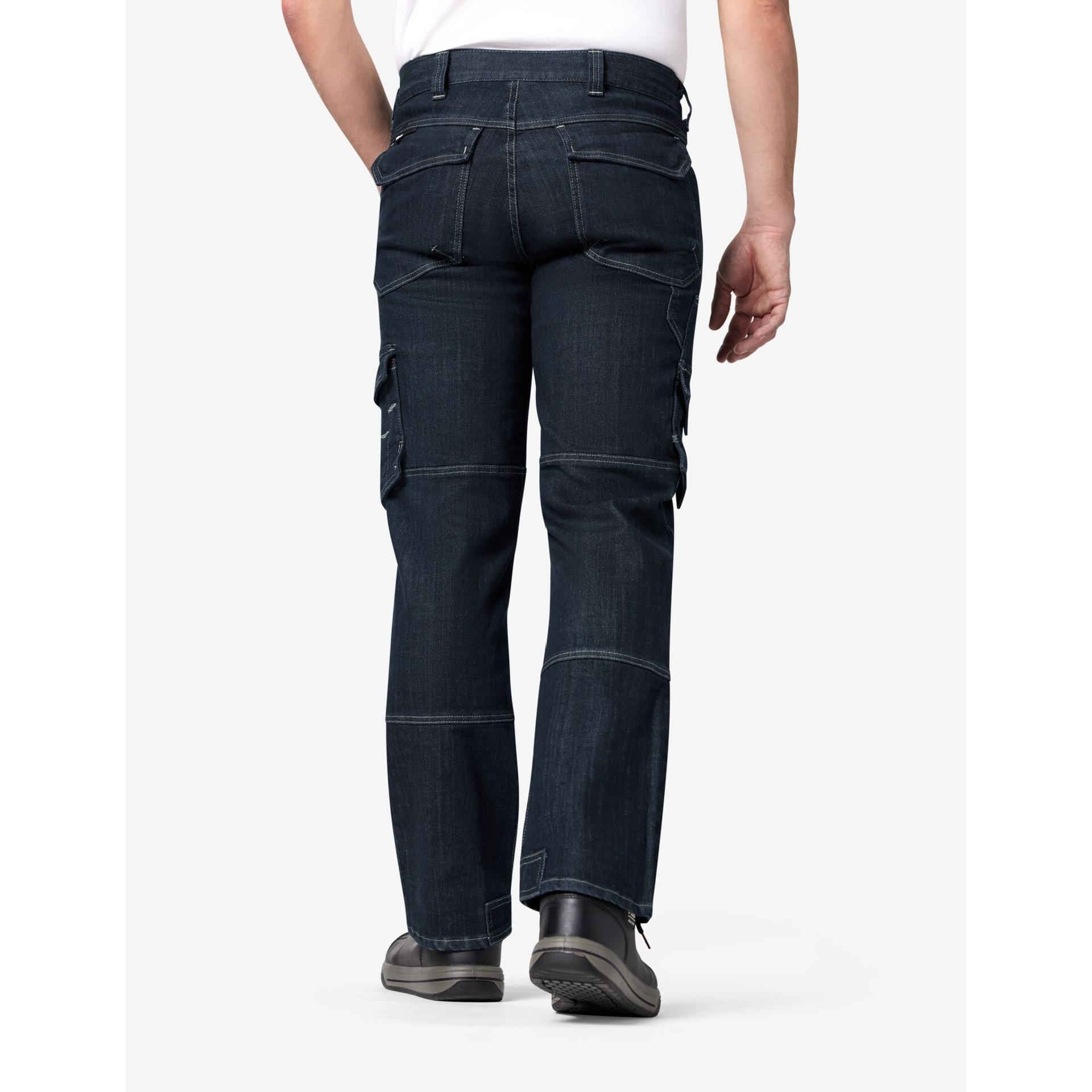 WILHELM Stretch-Jeans Arbeitshose schwarzblau 54