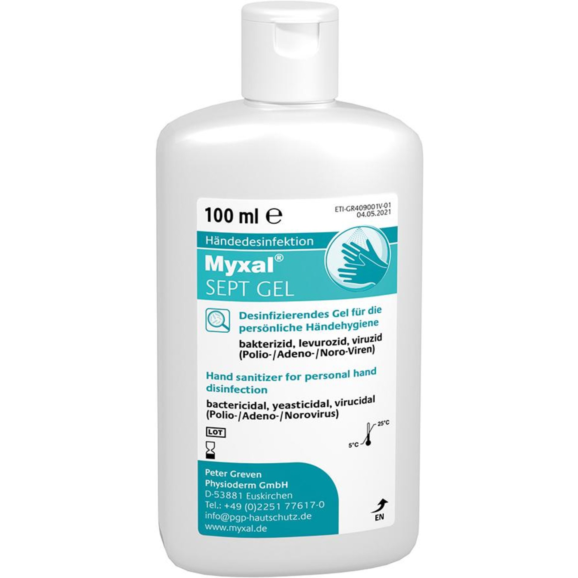 Händedesinfektion Myxal® Sept Gel