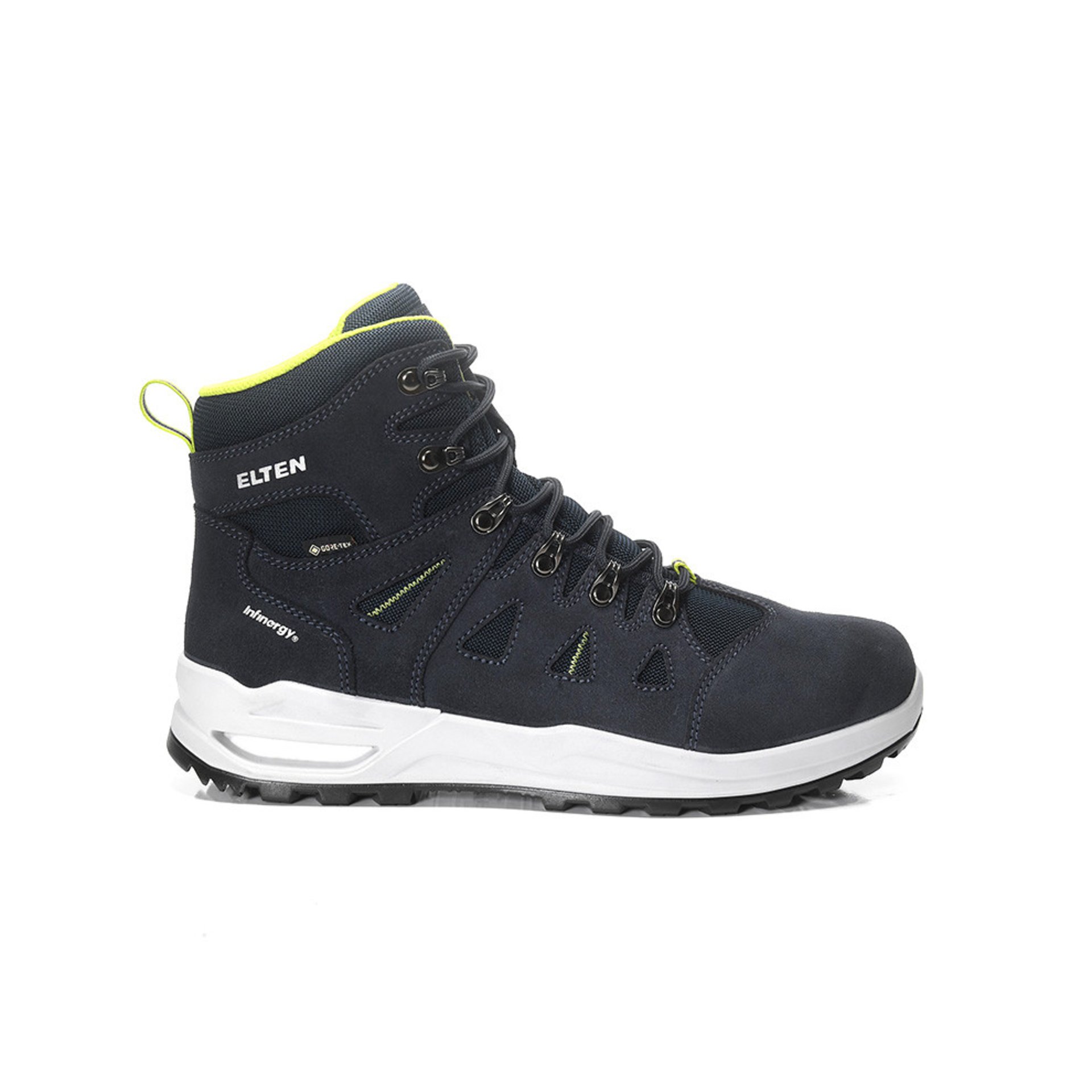 Berufsstiefel RILEY XXF GTX blue-lime Mid ESD O2 WR CI, Gr. 44