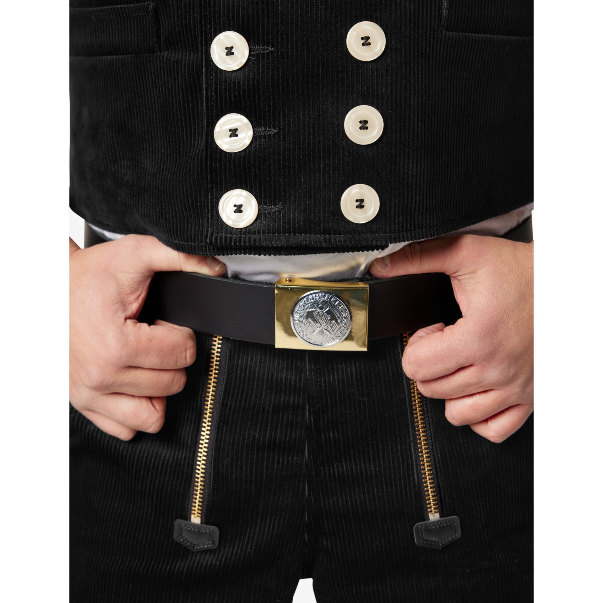 HANS Zunft-Shorts Genuacord schwarz 62