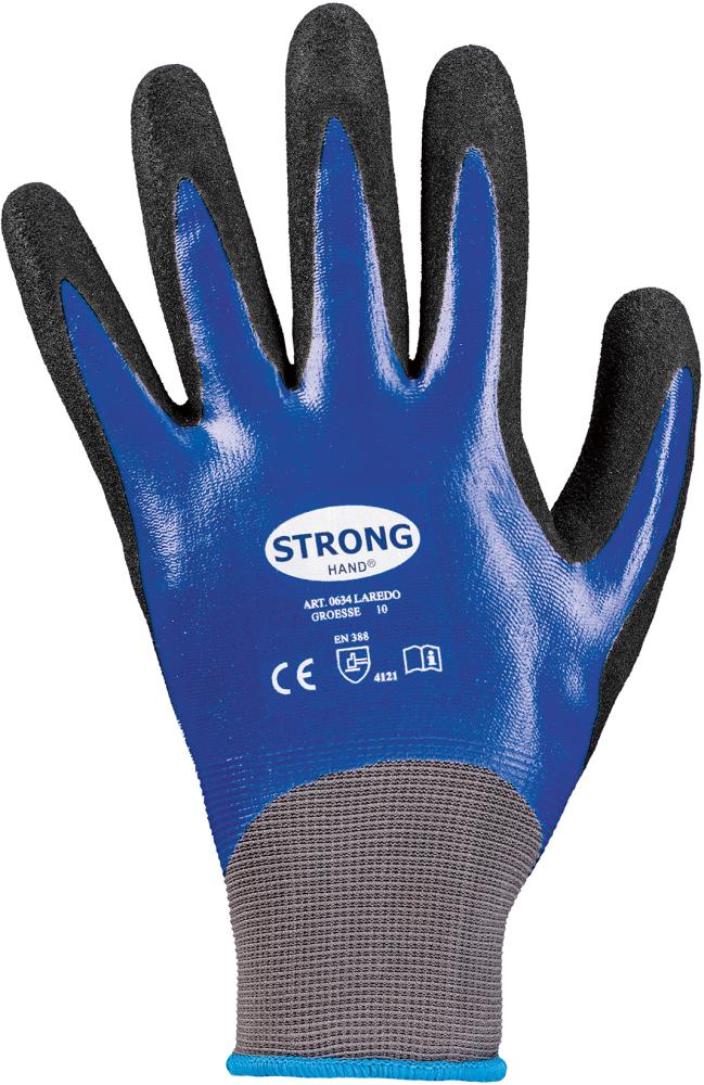Stronghand Strickhandschuh Laredo, Nitril, Gr.10