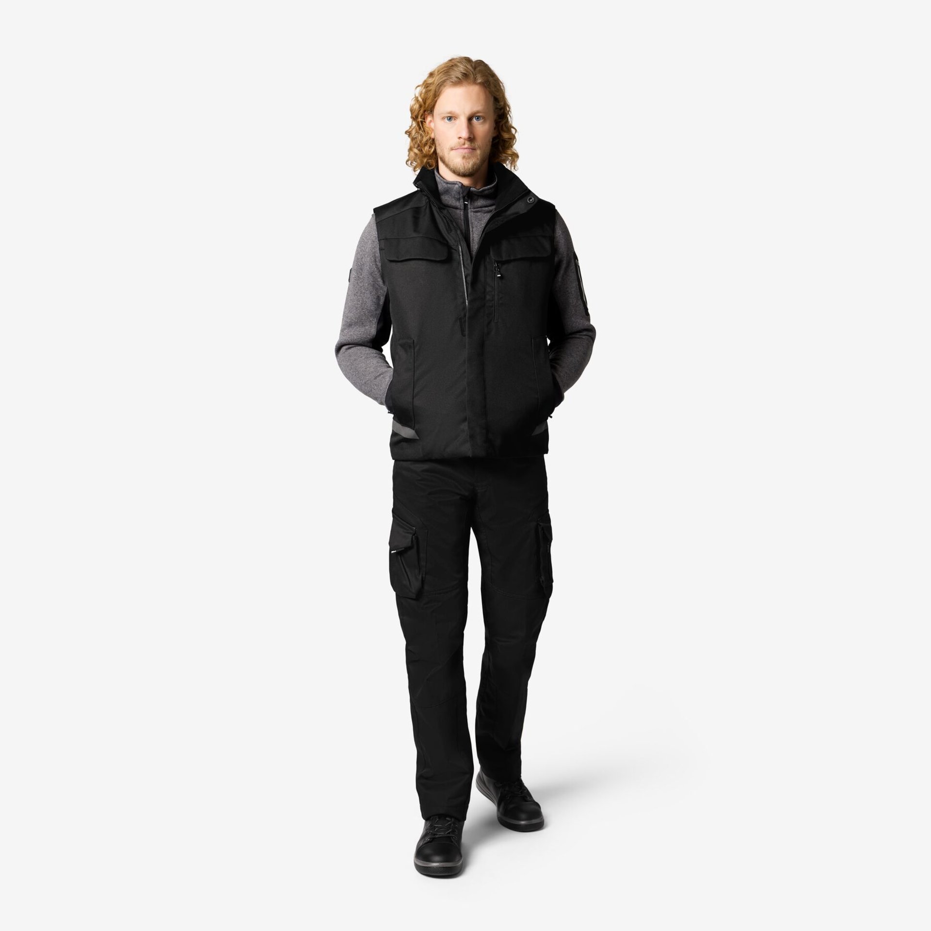 HAUKE Arbeitsweste schwarz 3XL