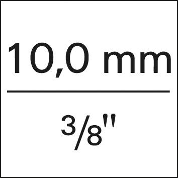 Format Steckschlüsseleinsatz 6-kant 3/8" 11x mm