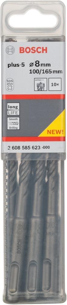 Bosch SDSplus Bohrer plus-5 10,0x100x165mm a 10 Stck Bosch SDSplus Bohrer plus-5 10,0x100x165mm a 10 Stck