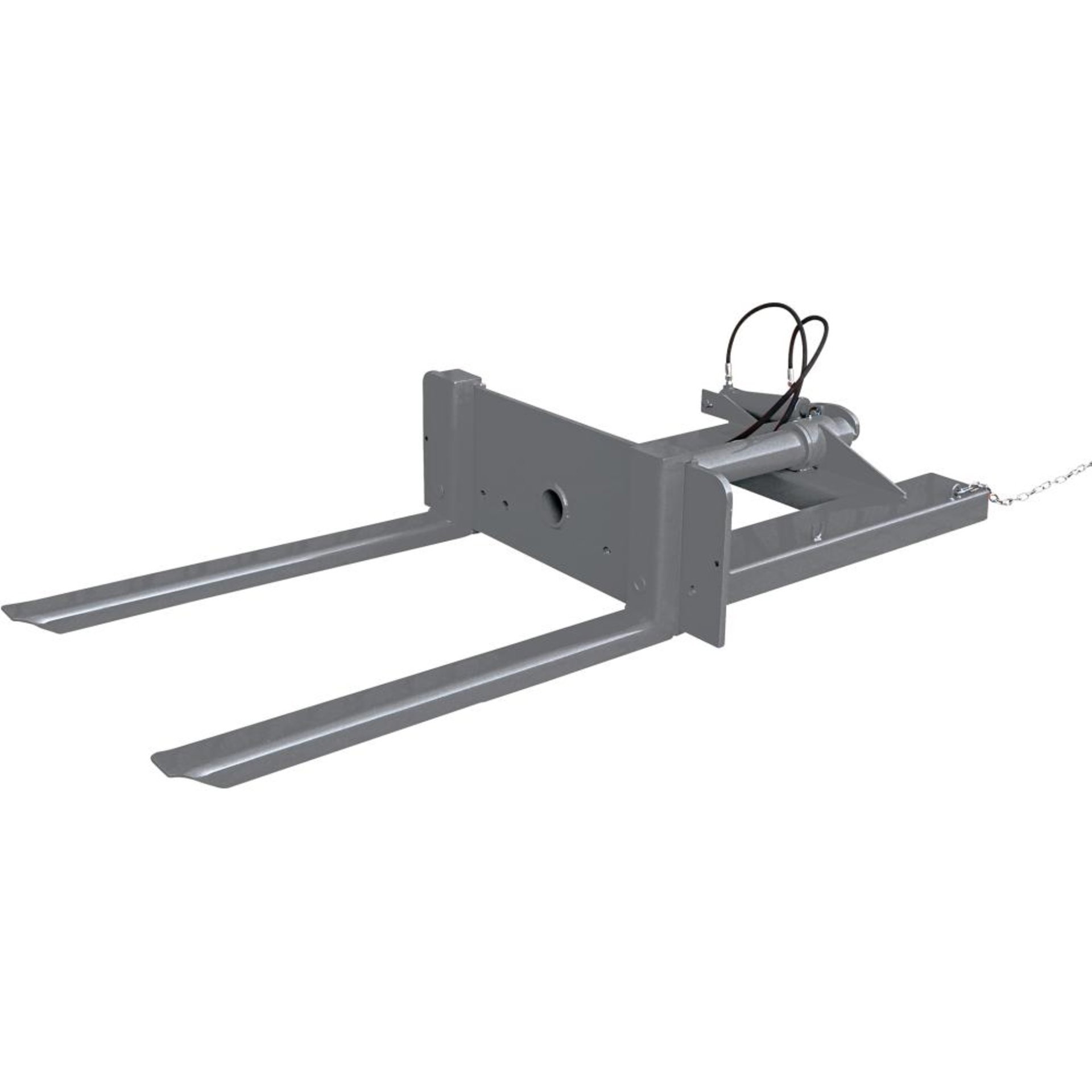 Behälterkipper mit Hydraulik 2420x1190x445 mm RAL 7016, 1500 kg
