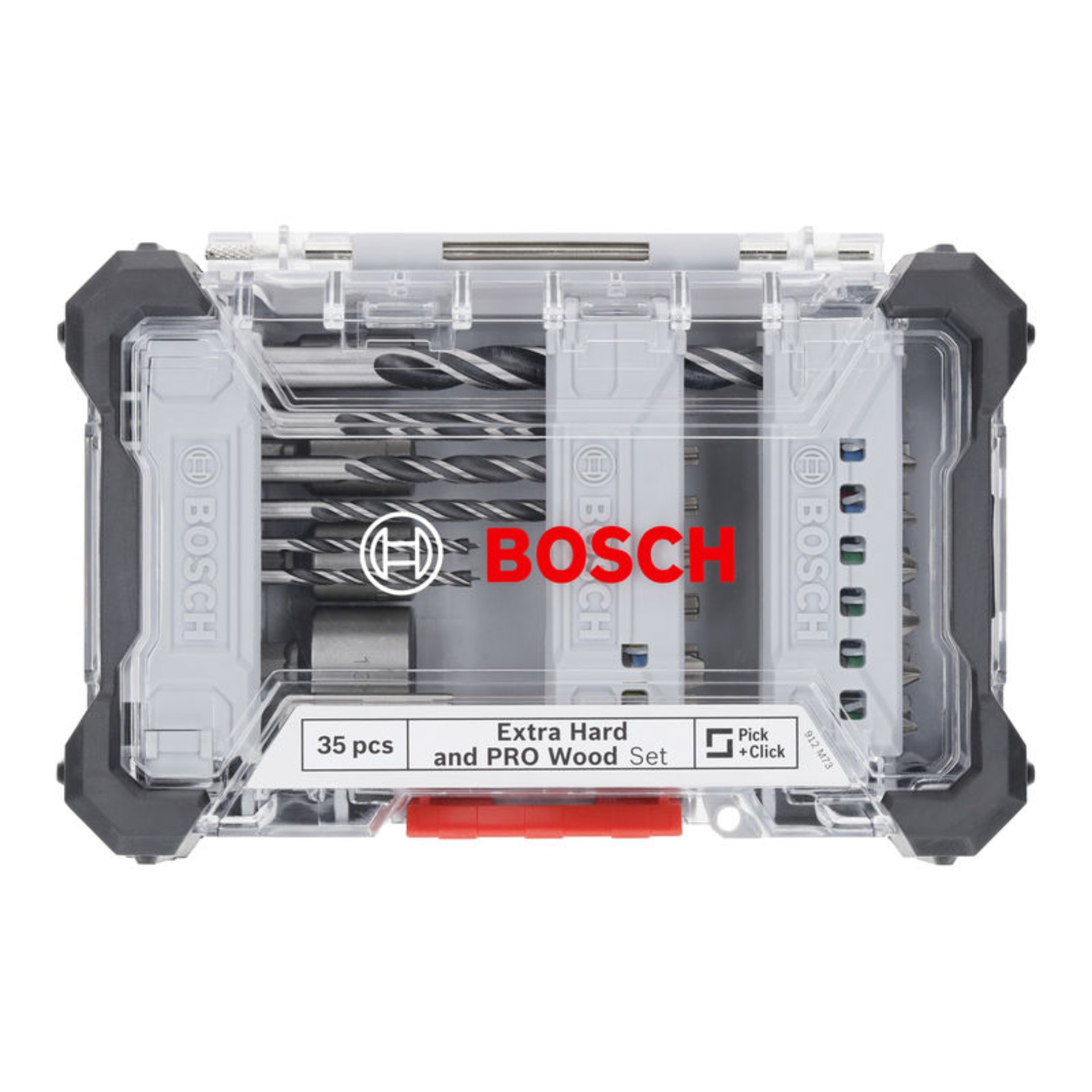 Extra Hard Schrauberbit- und PRO Wood Bohrer-Set, 35-tlg.
