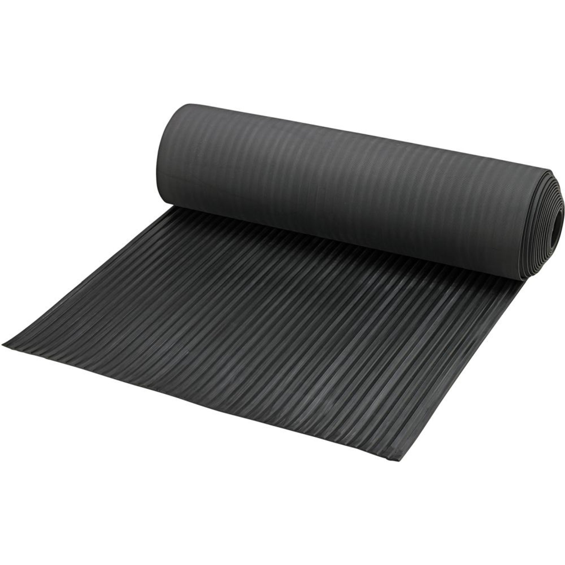 Leistenmatte PRO, NR/SBR, schwarz, 6mm, 1000mm 10m FORTIS