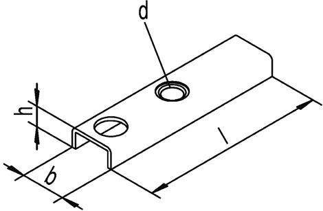 Helm 393 S Flansch,Stahl blank,f.Stahlflügel