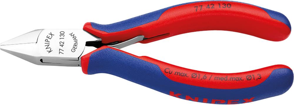 Knipex Seitenschneider Elektronik Rundkopf mit kleiner Fase 115mm Knipex Seitenschneider Elektronik Rundkopf mit kleiner Fase 115mm