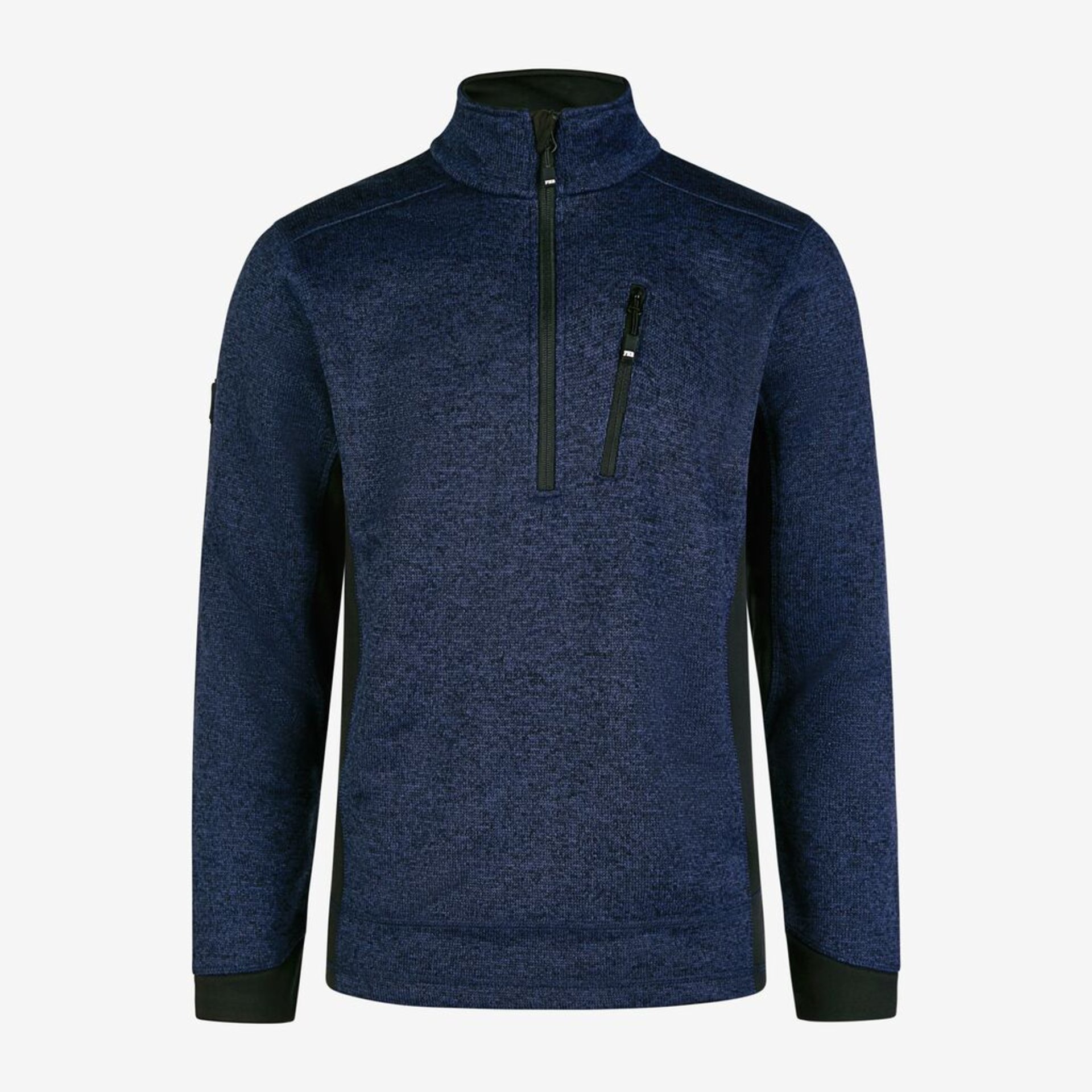 PATRICK Strick-Fleece-Troyer marine-schwarz Gr. 5XL