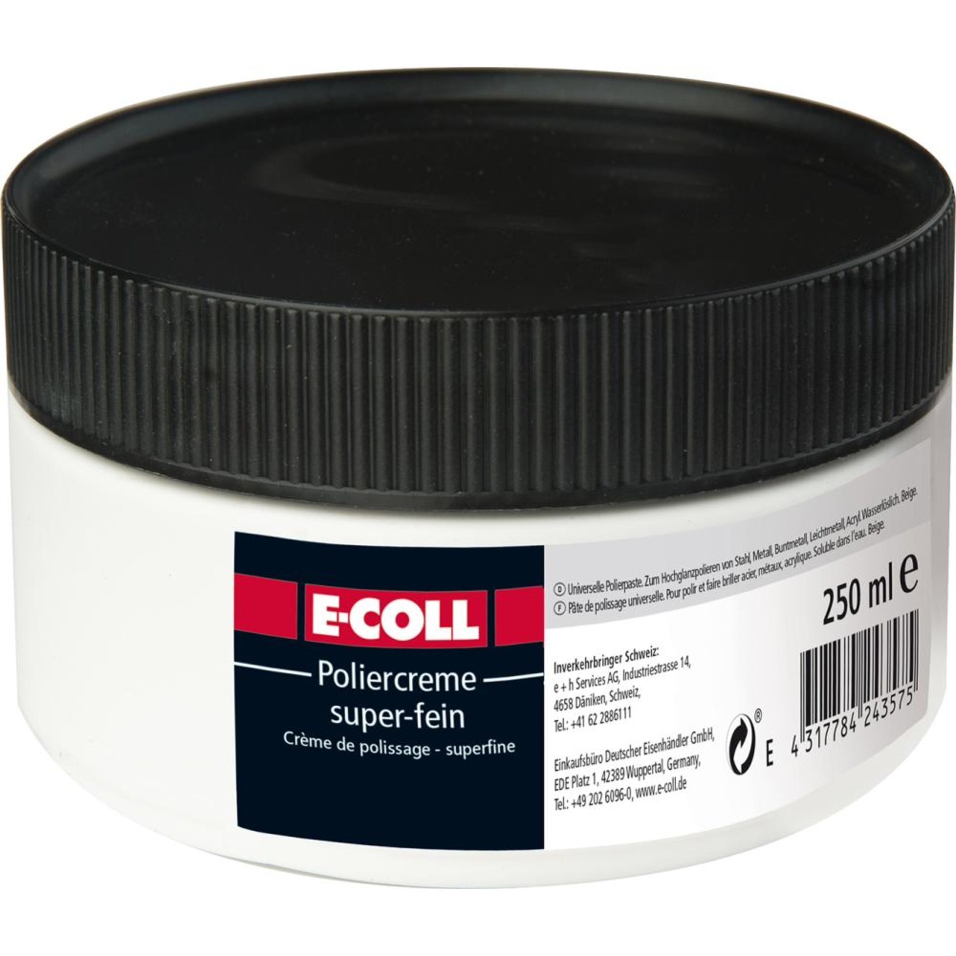 Poliercreme, super-fein 320g Dose, beige E-COLL