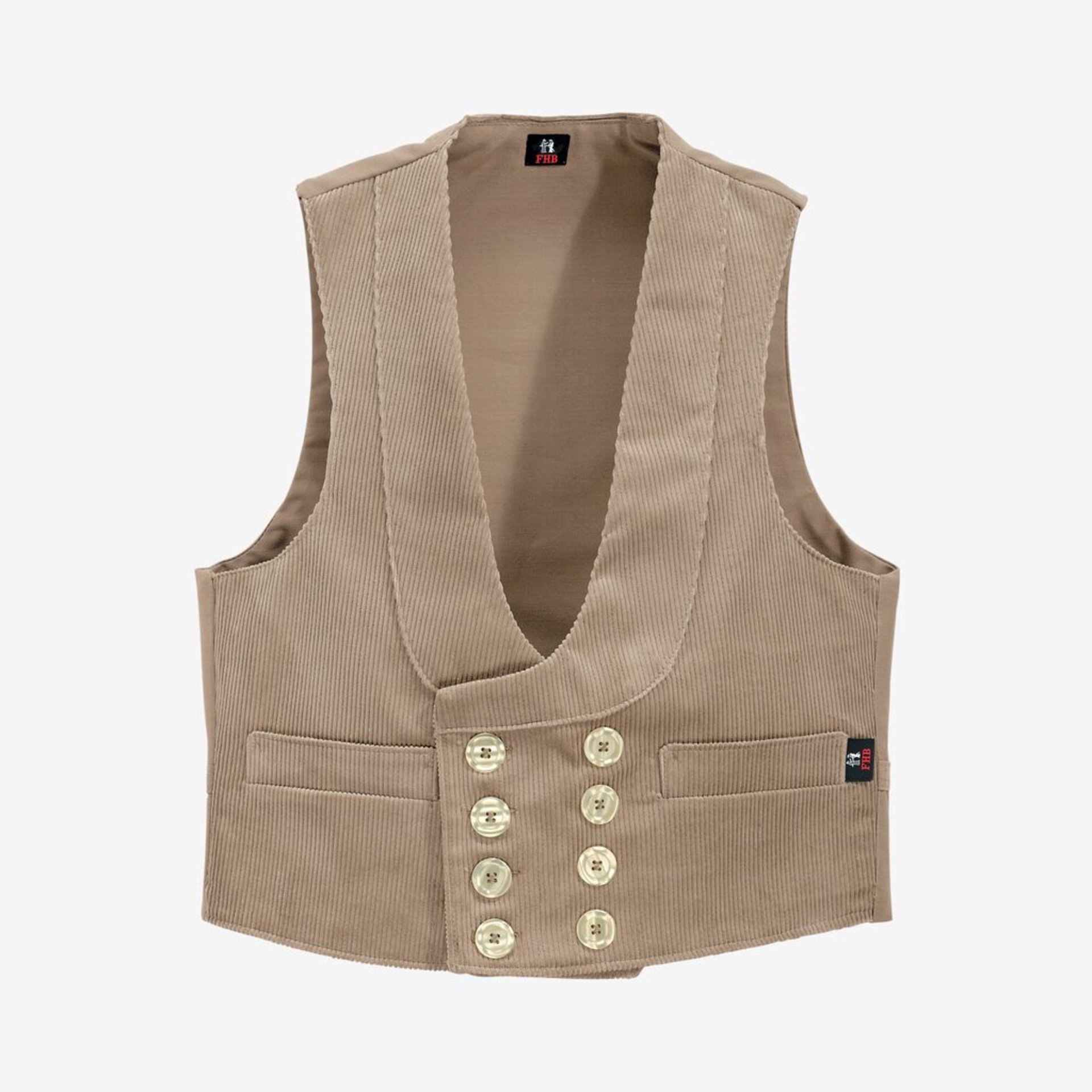 HAGEN Zunftweste Genuacord beige 88