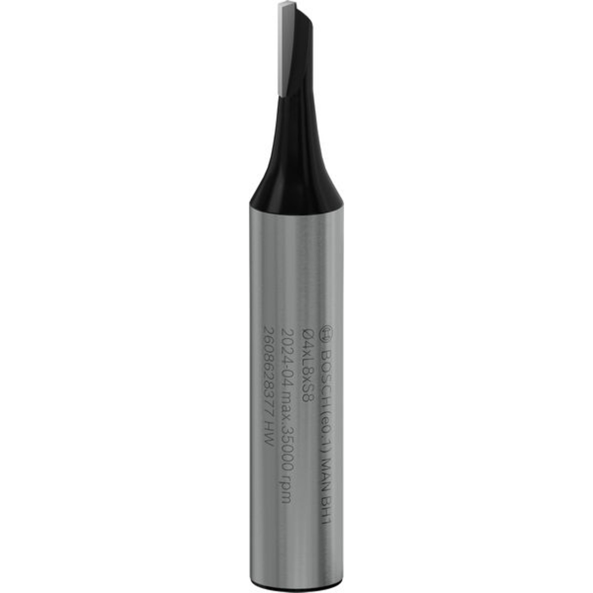 PRO Nutfräser, einschneidig, Ø 4 x L 8, Schaft 8 mm