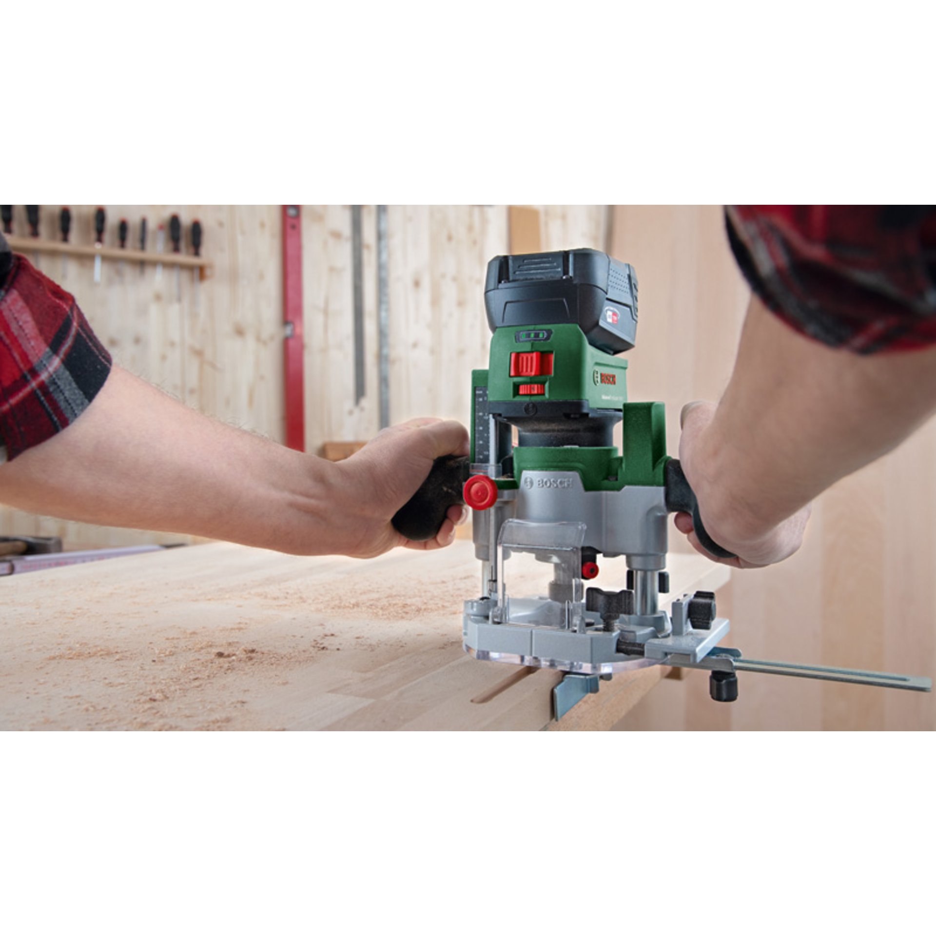 Akku-Fräse Router Combi Set