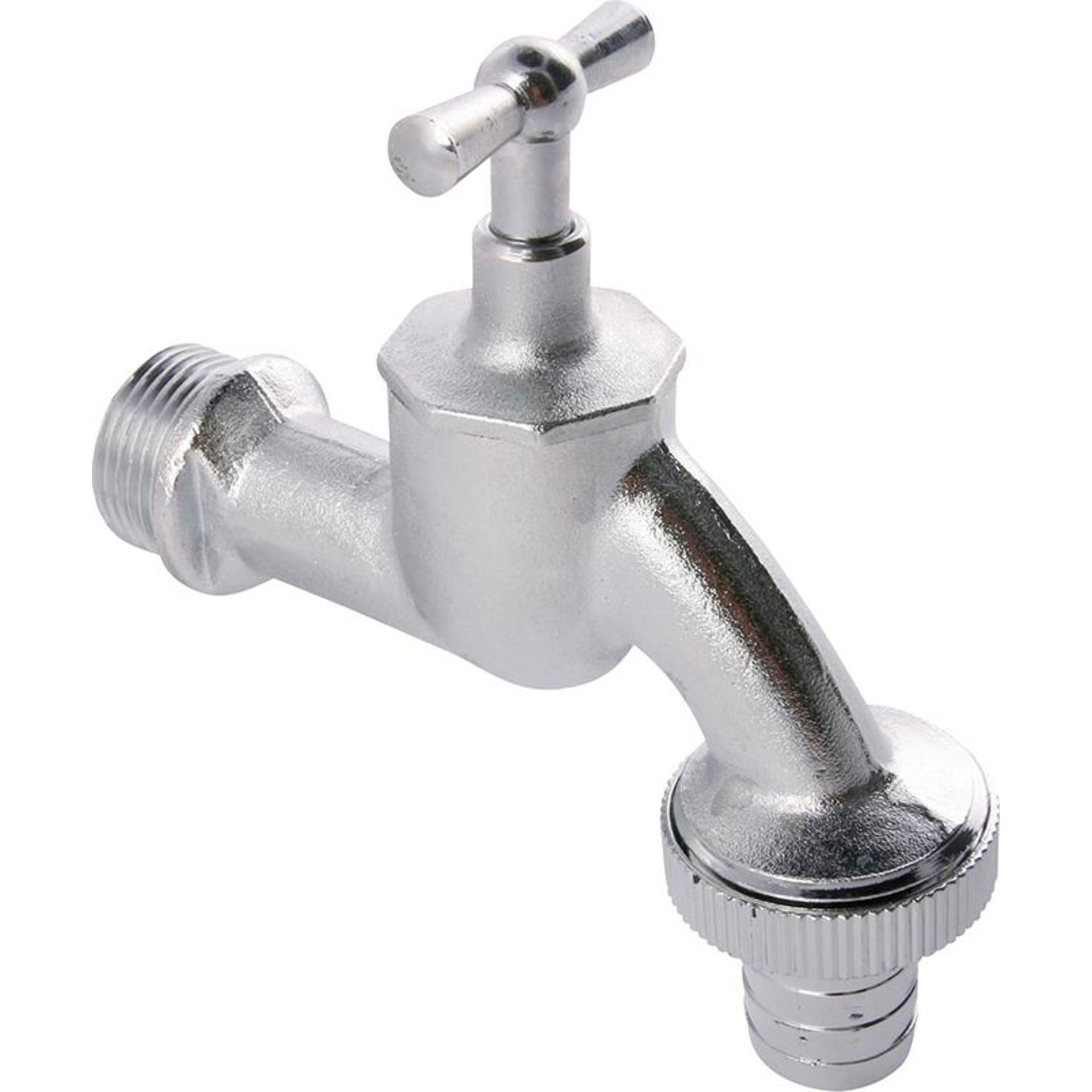Auslaufventil matt-verchromt 3/4" Sanitop-Wingenroth