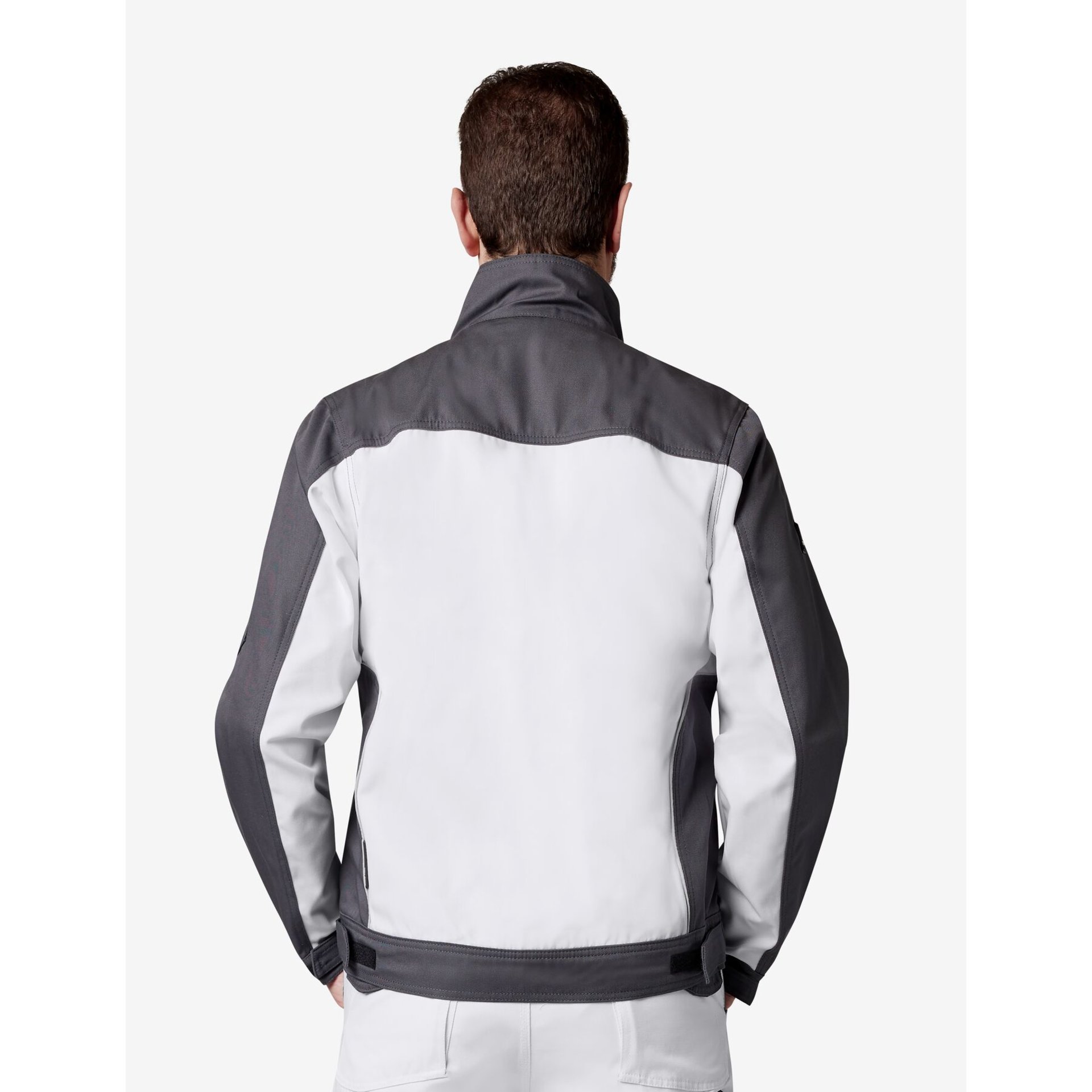 ERNST Arbeitsjacke weiß-anthrazit XL