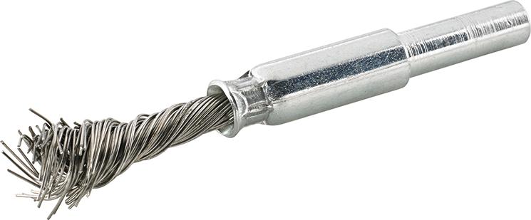 Format Pinselbürste rostfrei gezopft 6mm 10x25x0,35mm Format Pinselbürste rostfrei gezopft 6mm 10x25x0,35mm