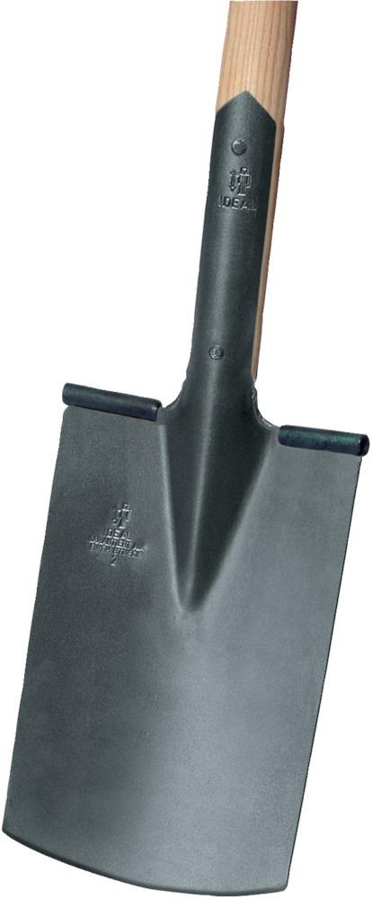 Ideal Bauspaten mit Tritt Gr. 2 Eschen T-Stiel