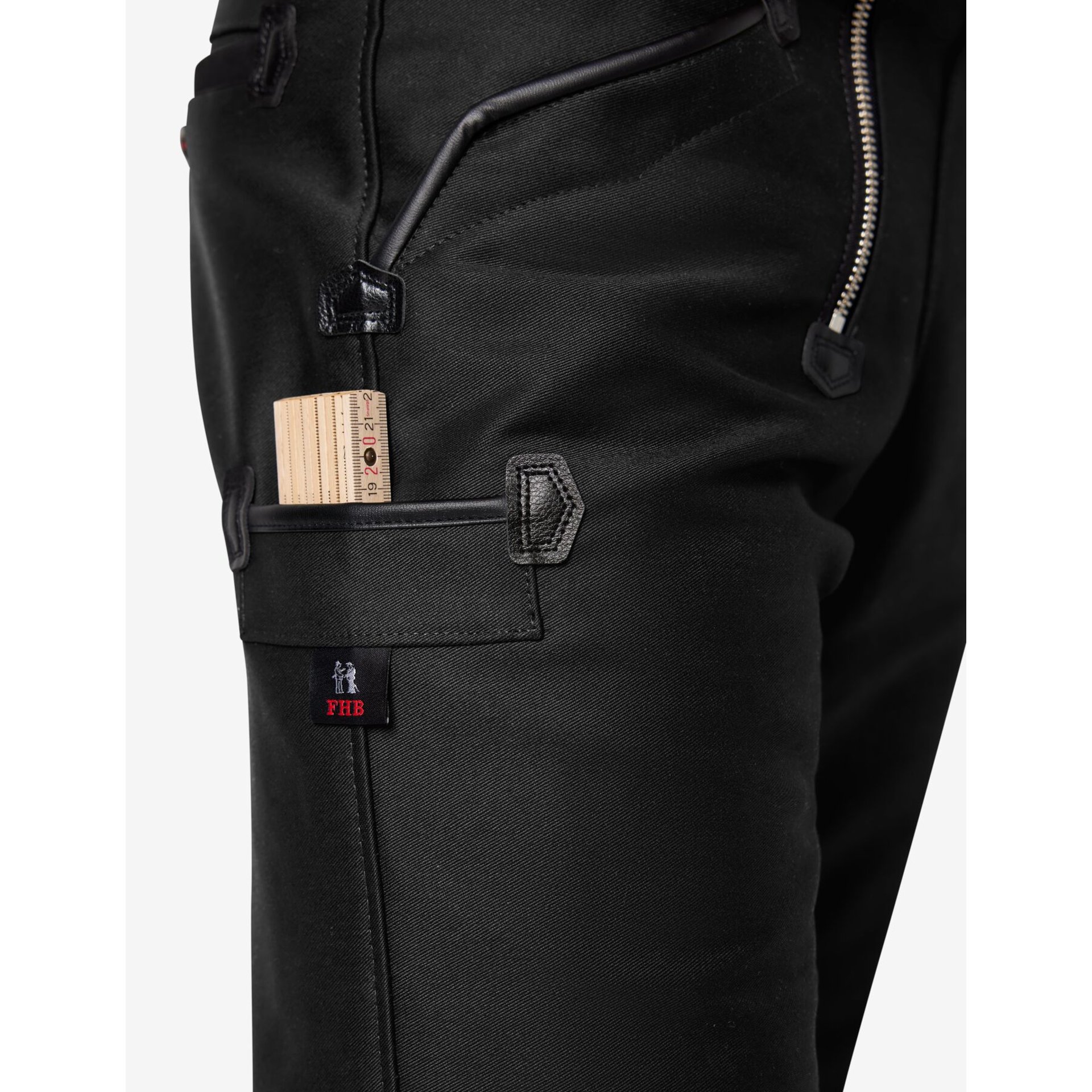 ANTON Zunfthose Zwirn-Doppel-Pilot schwarz 86