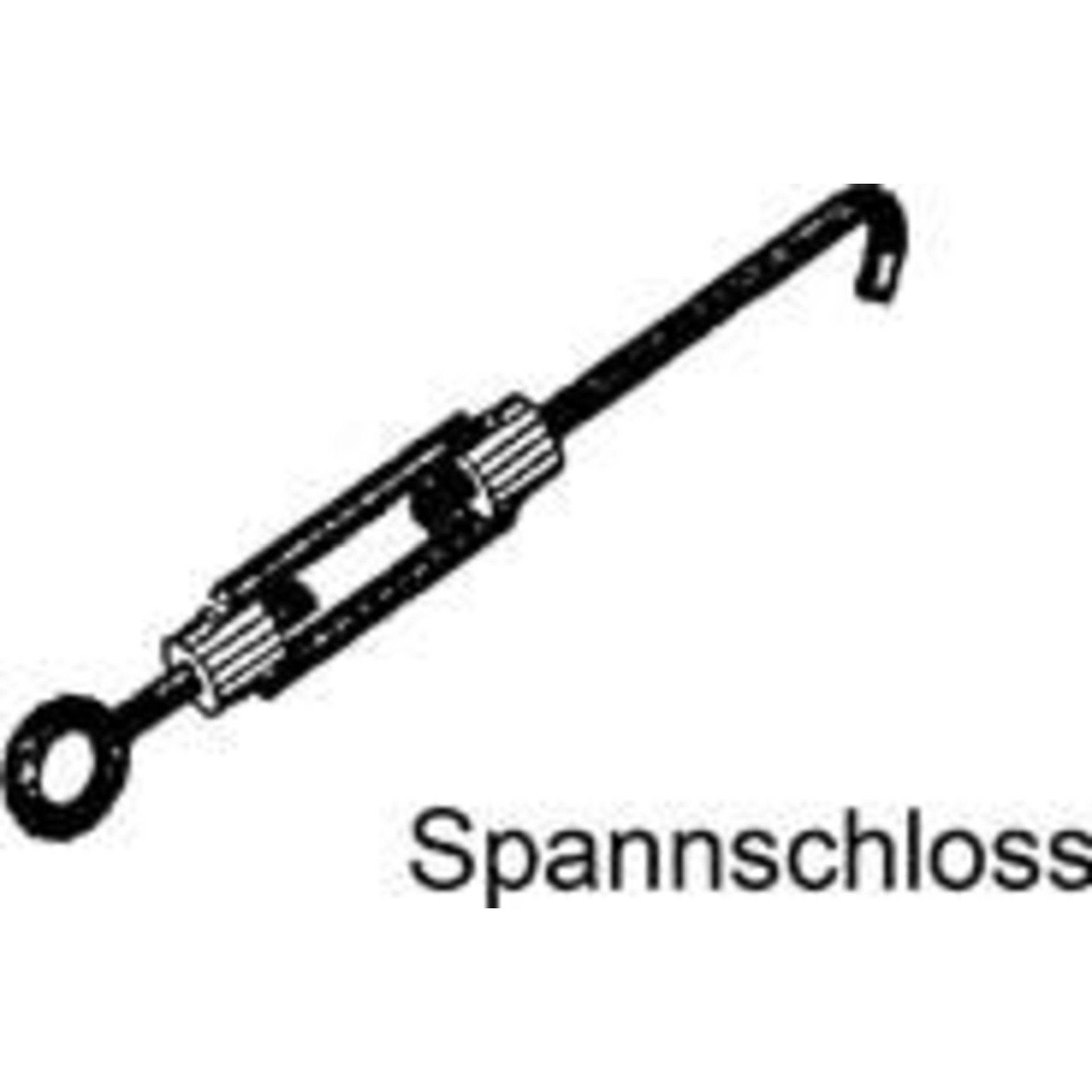 Spannschloss Meta-CLIP L60 mm verzinkt