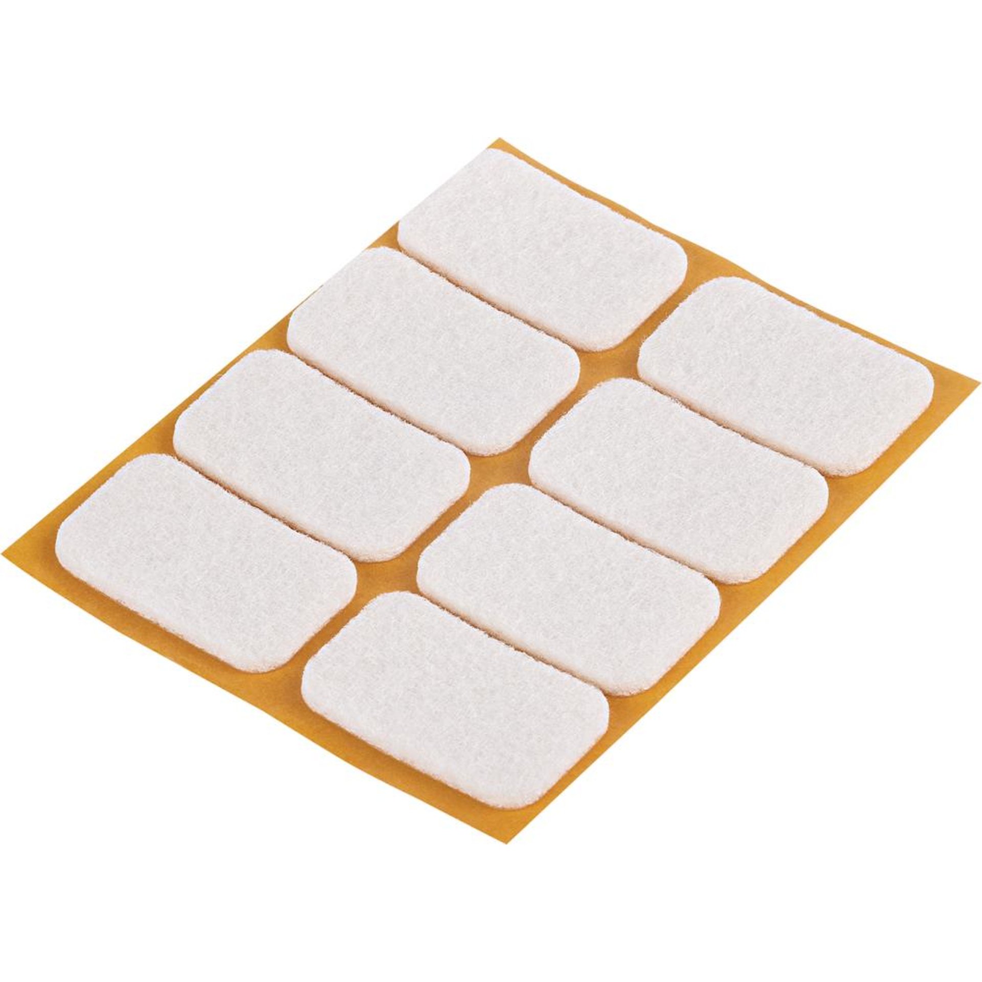 Filzgleiter klebend weiß 22x36mm Inh.8 St. fix-o-moll