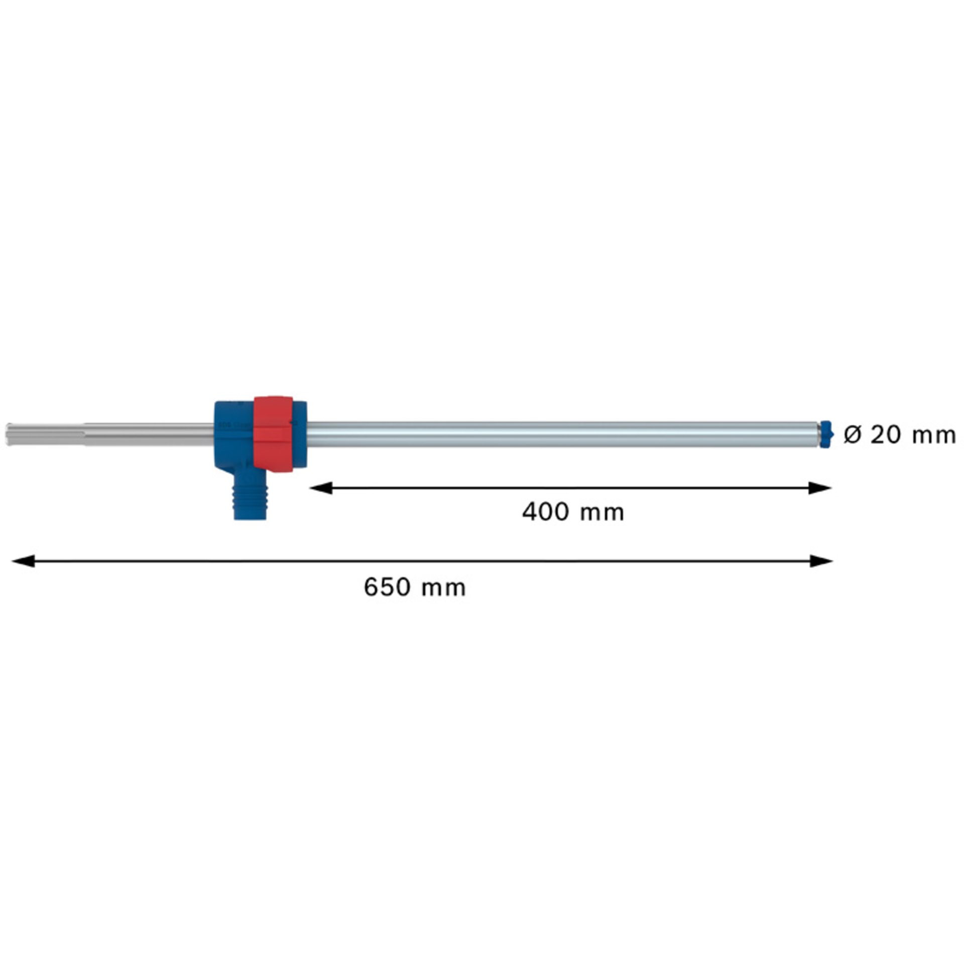 EXPERT SDS Clean max-8X Hammerbohrer-Set, 20 x 400 x 650 mm