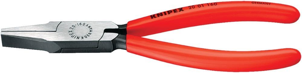 Knipex Flachzange 20 01 180 flach poliert kunststoffüberzogen 180mm Knipex Flachzange 20 01 180 flach poliert kunststoffüberzogen 180mm