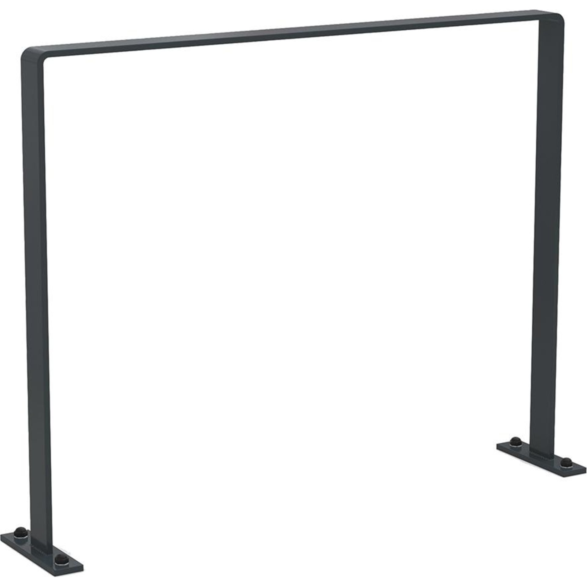 Fahrrad-Anlehnbugel verzinkt, L 1000 mm zum Aufdubeln