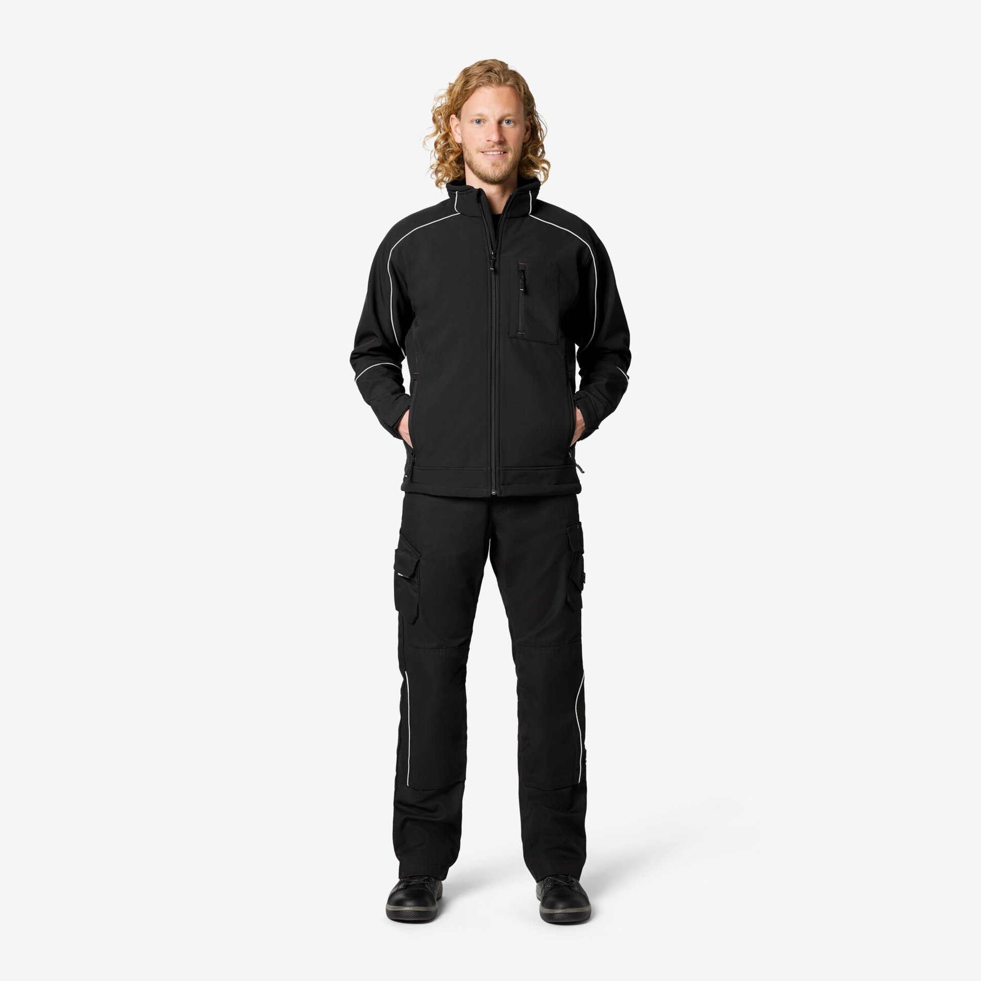 DIRK Softshell-Jacke schwarz 4XL