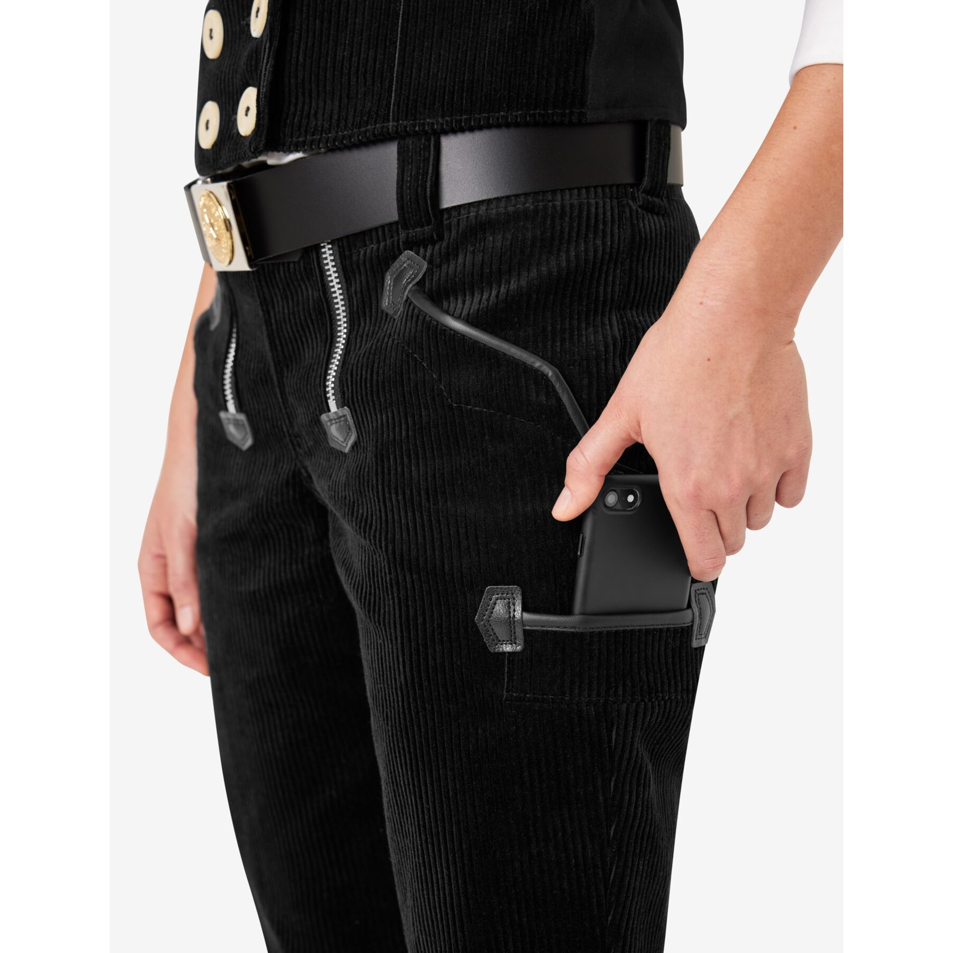 MARIA Zunfthose Trenkercord schwarz 68