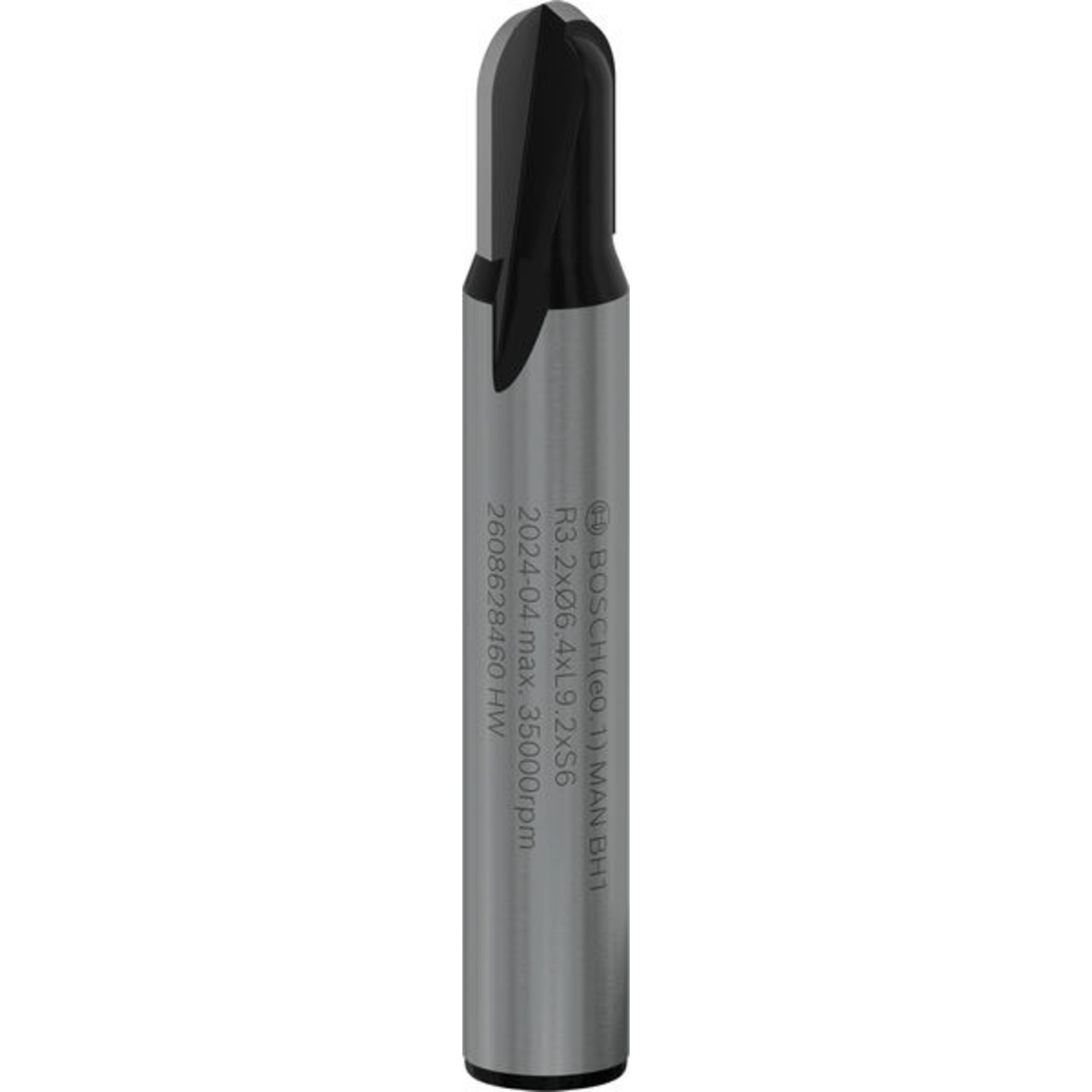 PRO Hohlkehlfräser, R 3,2, Schaft 6 mm
