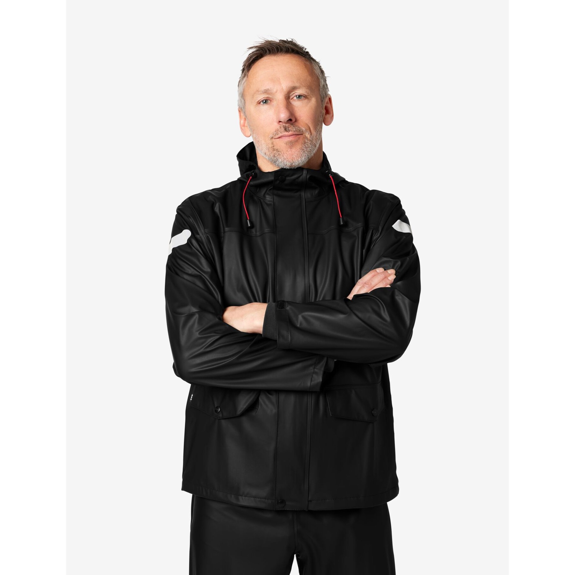 RAINER PU-Stretch-Regenjacke EN 343 schwarz XL