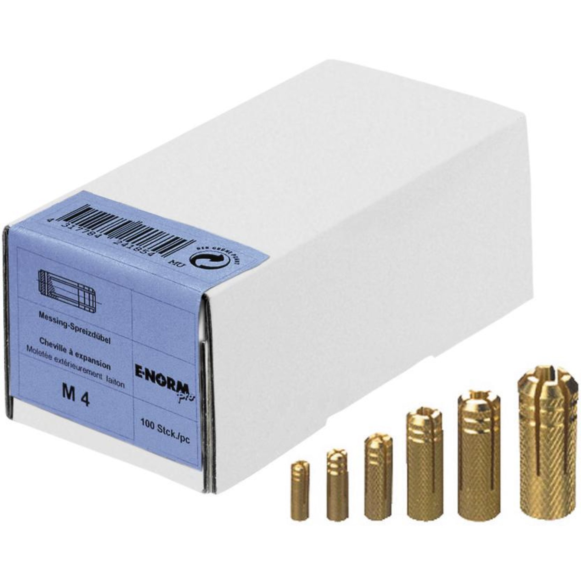 Messing-Spreizdübel M 5 E-NORMpro