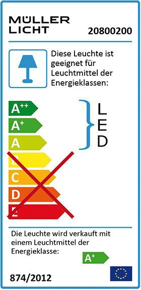 Müller-Licht Feutr.leuchte IP65 2X22W 150CM