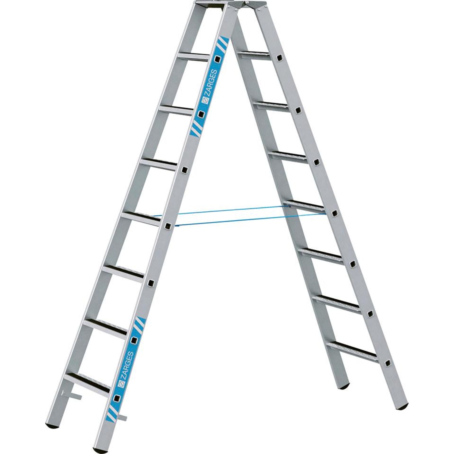 Stufenleiter R13step B 2x8 Stufen Leiterlänge 2,27 m Arbeitshöhe 3,60 m