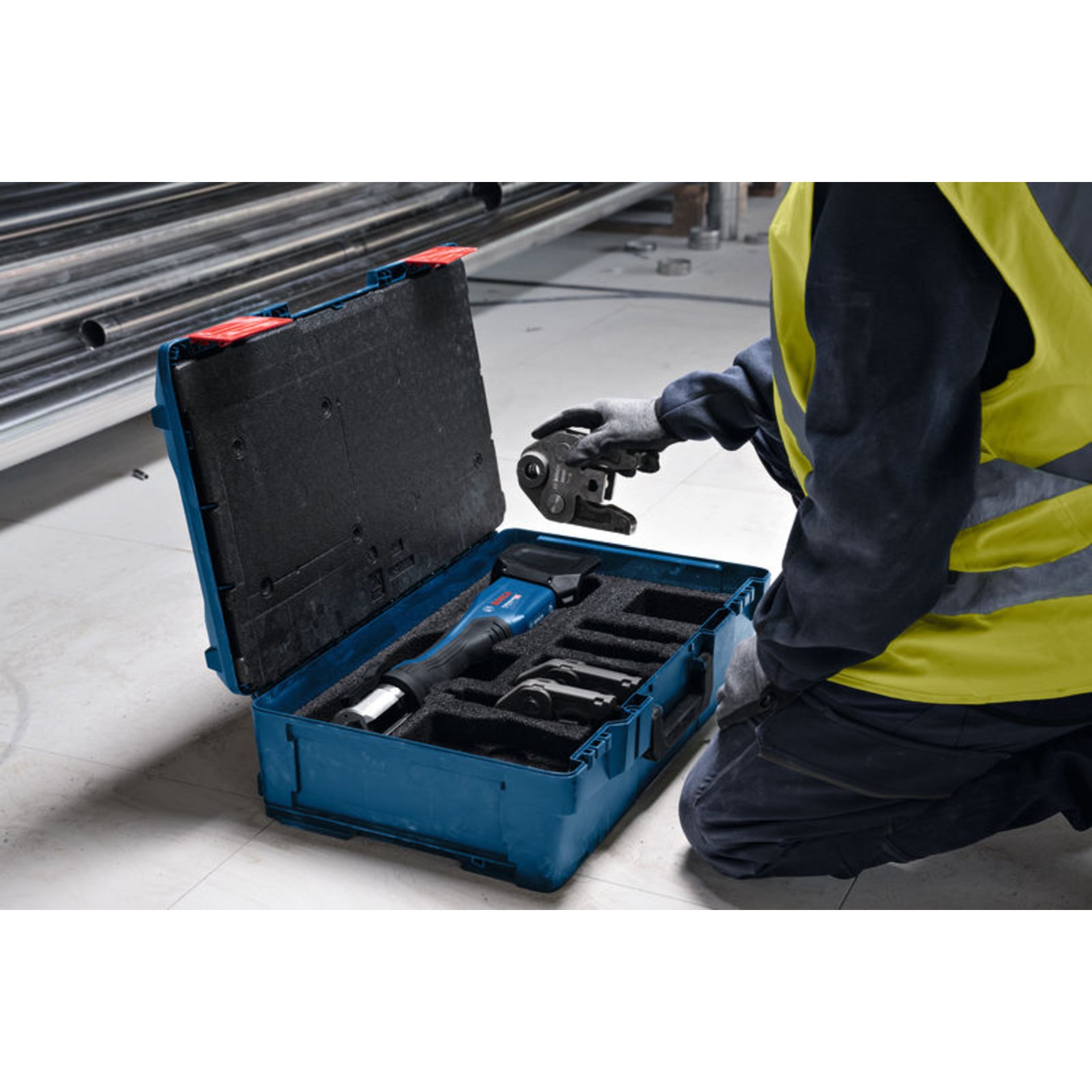 Akku-Presswerkzeug GPT 18V-32, 1 x XL-BOXX, Kit M