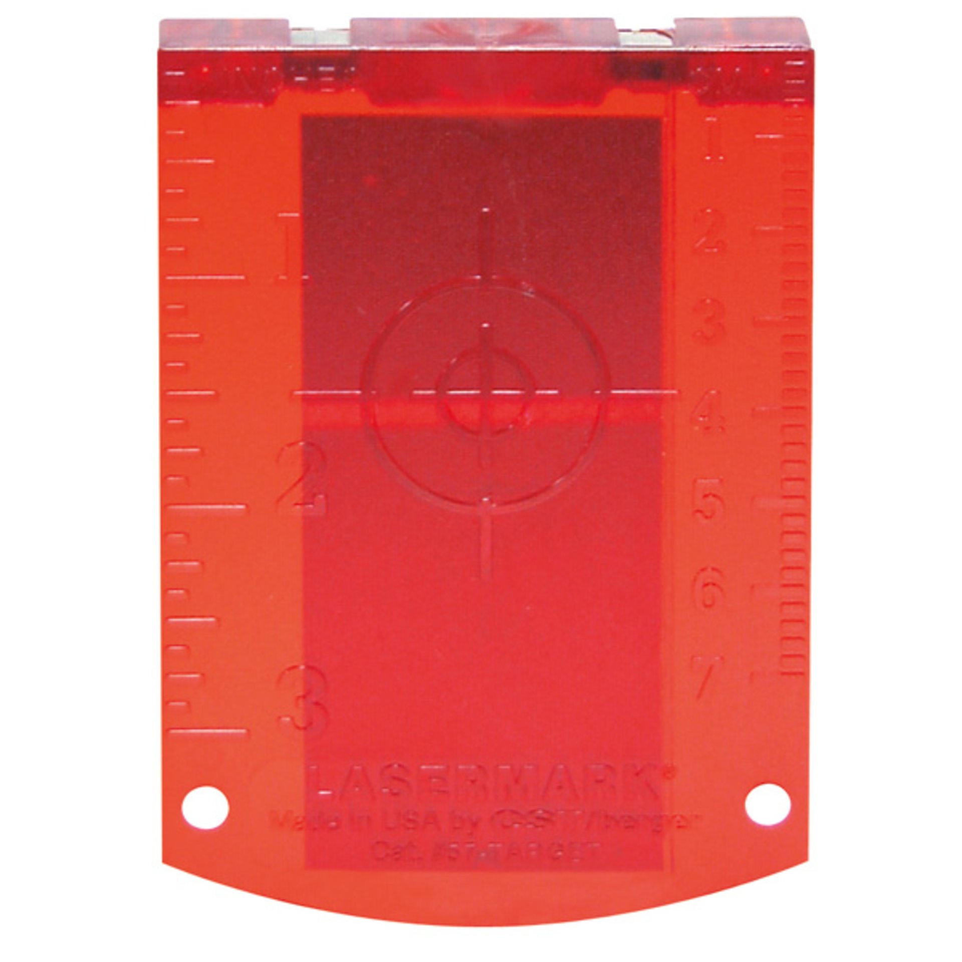 Laserzieltafel rot