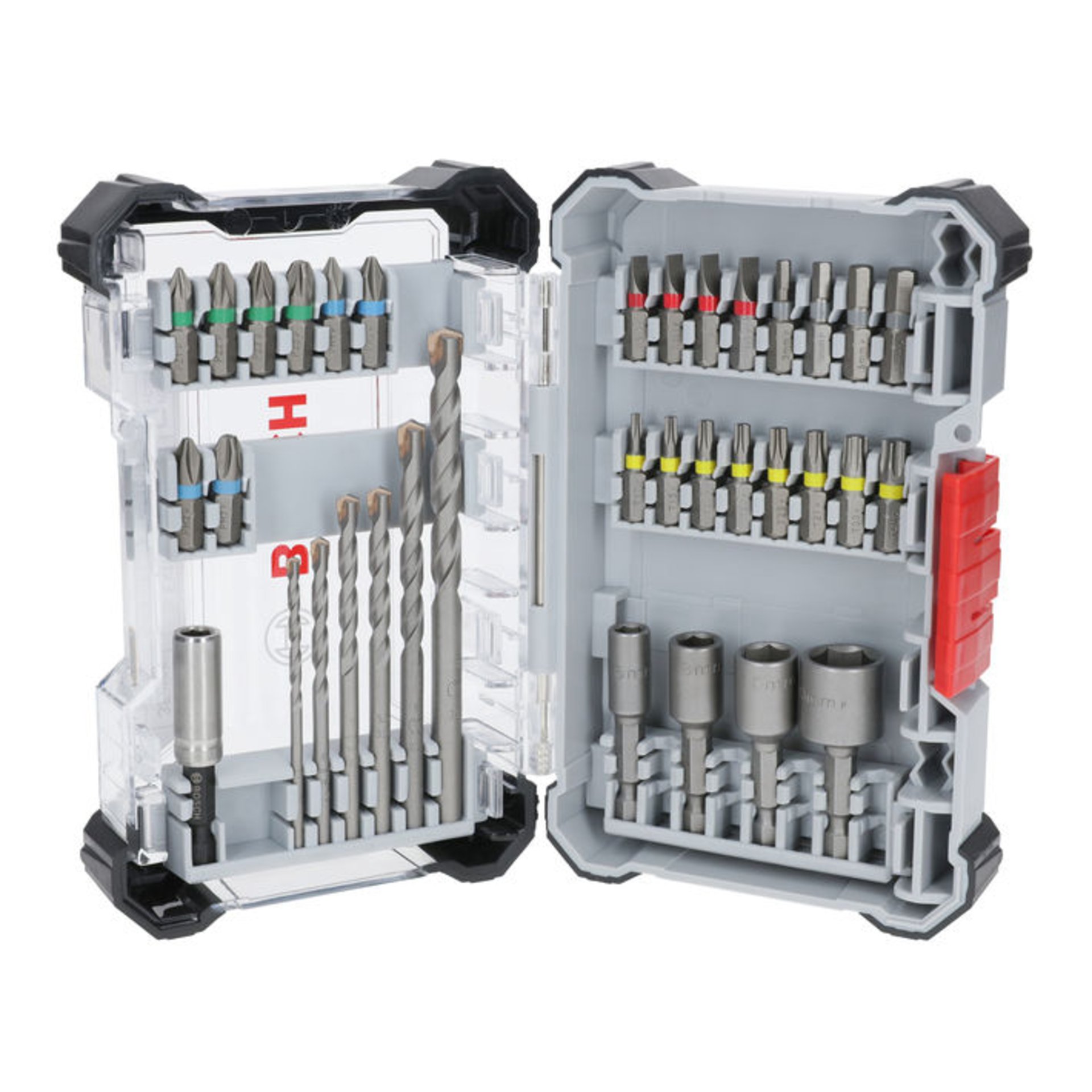Extra Hard Schrauberbit- und CYL-3 Bohrer-Set, Aufsteller, 35-tlg.
