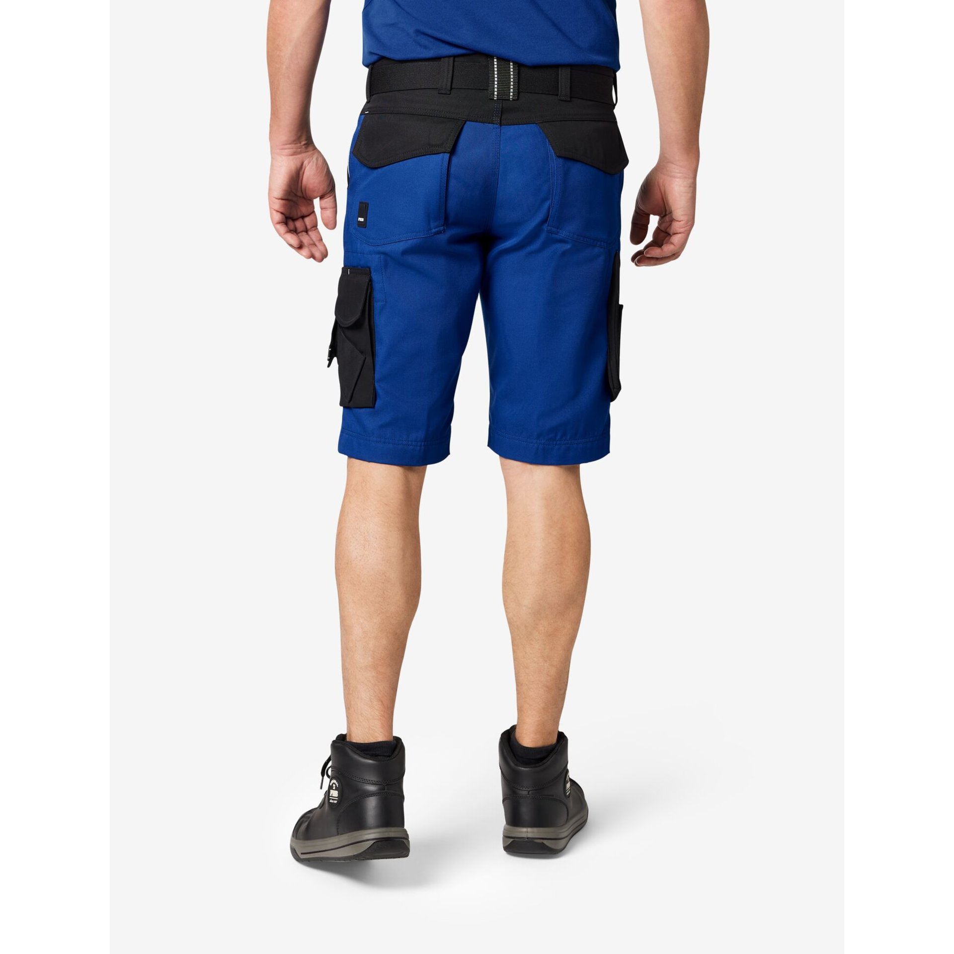 THEO Bermuda kurze Arbeitshose royalblau-schwarz Gr. 68