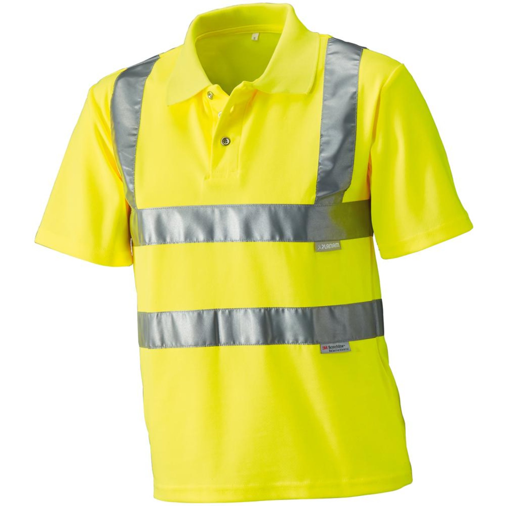 Warnpoloshirt, Gr.M,gelb