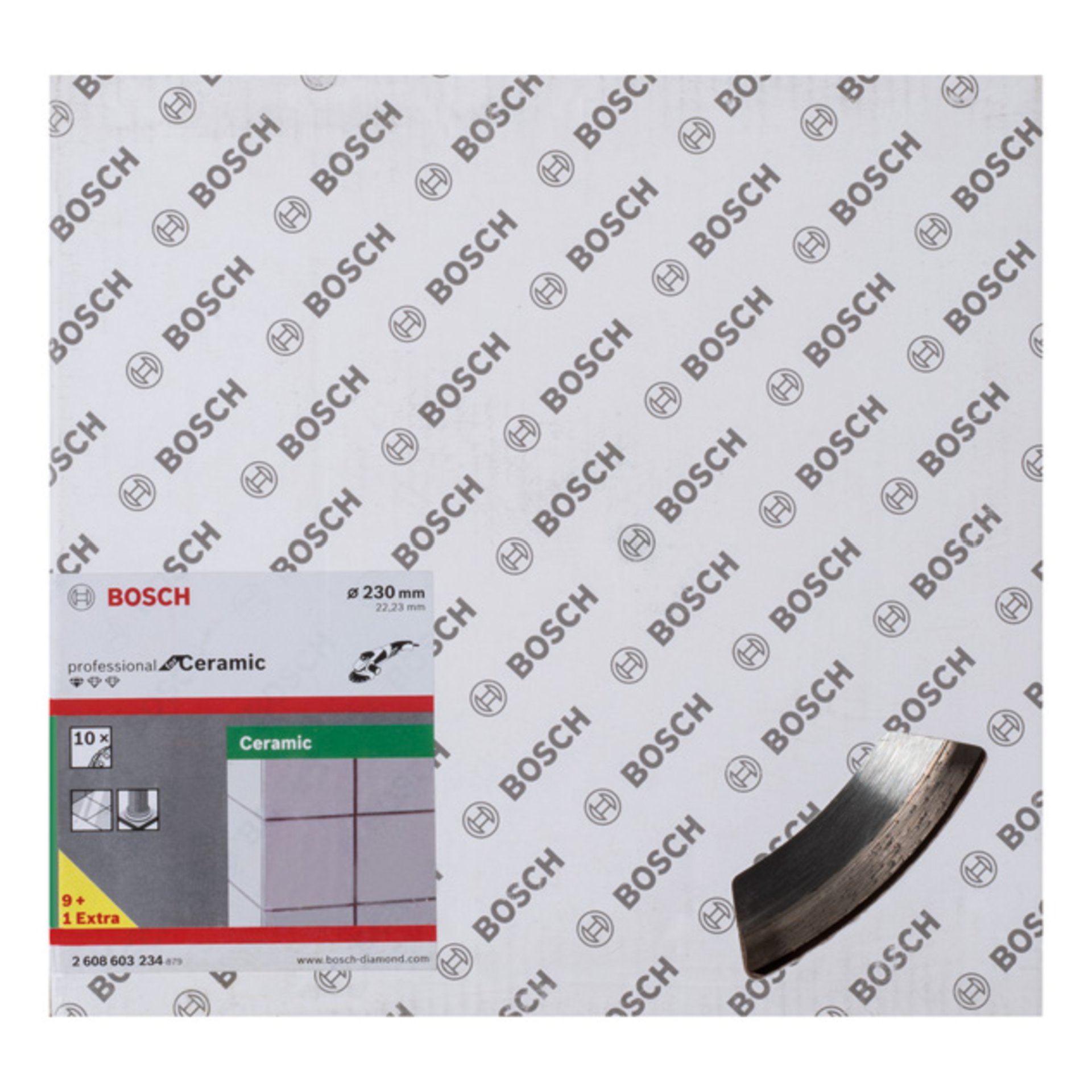 Diamanttrennscheibe Standard for Ceramic, 230 x 22,23 x 1,6 x 7 mm, 10er-Pack