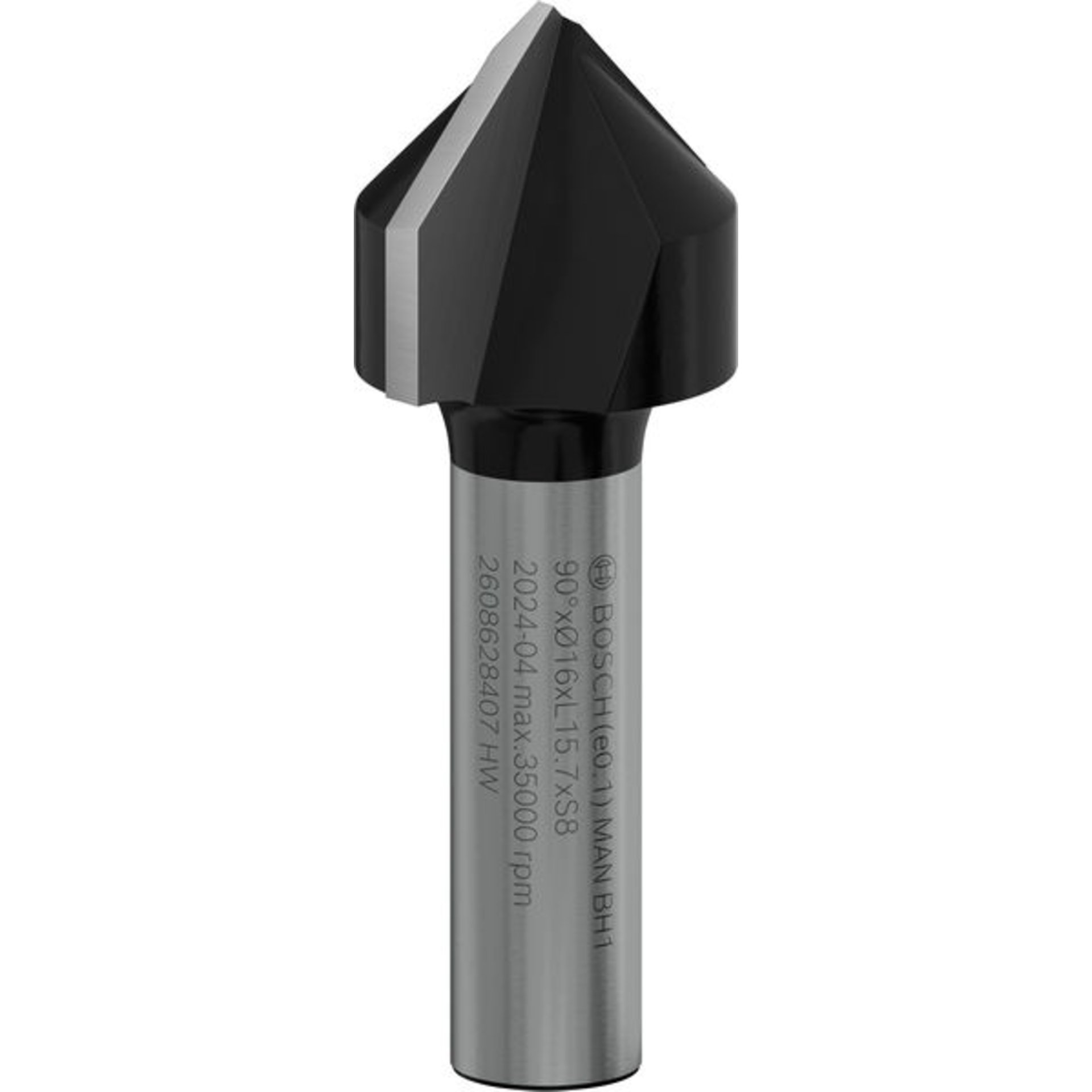 PRO V-Nutfräser, 90° x Ø 16, Schaft 8 mm