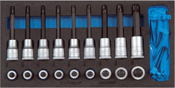 Gedore Werkzeugmodul CT1/3 Schraubendrehereinsätze Torx