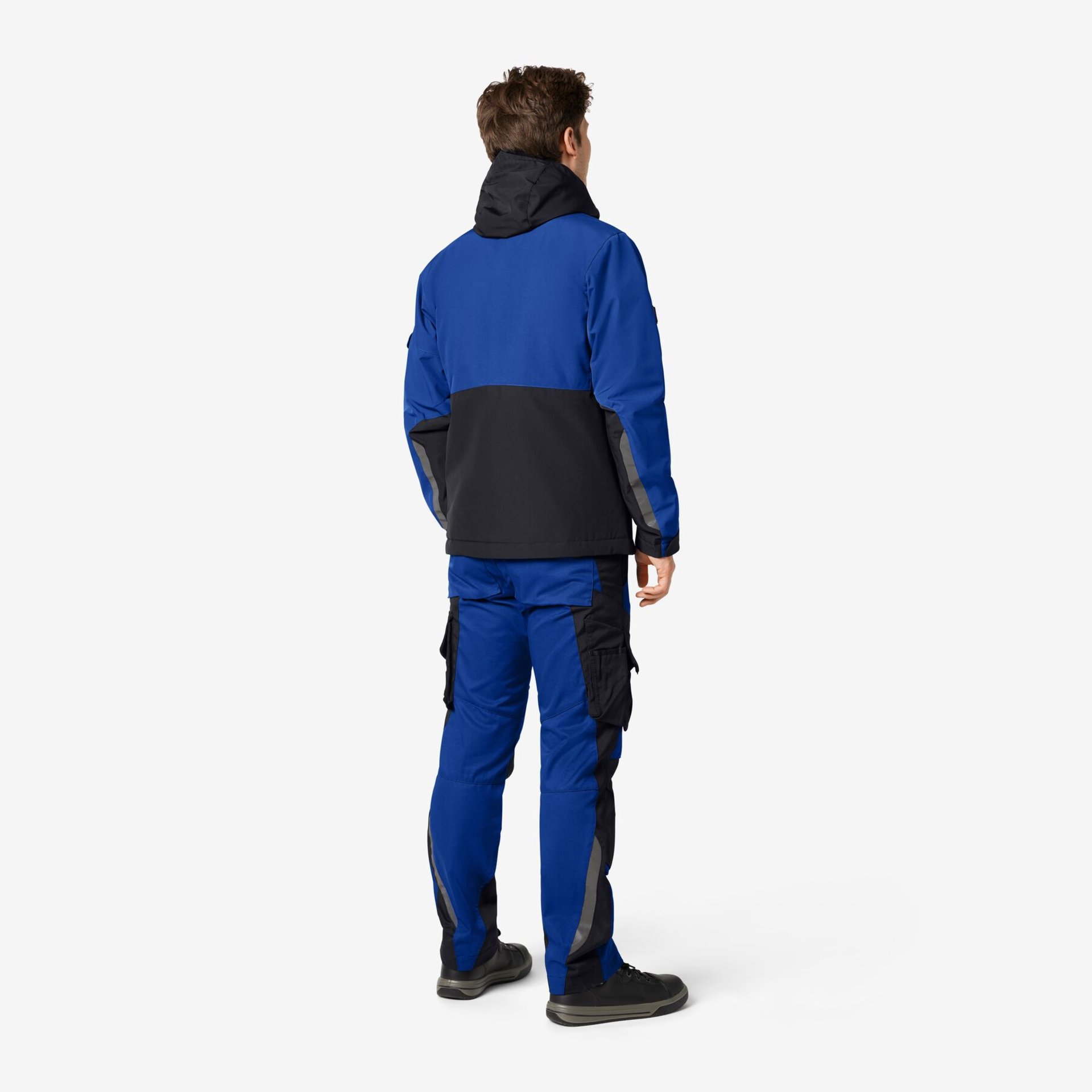GEORG Arbeitsjacke Primaloft royalblau-schwarz M