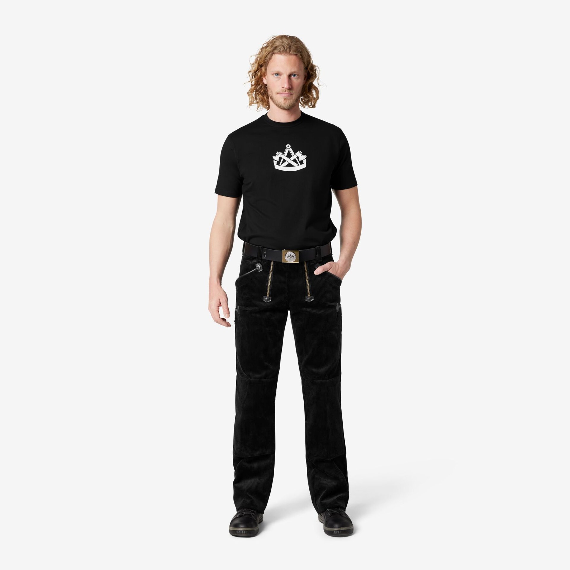 KLAAS T-Shirt Zunftzeichen Zimmermann schwarz XL