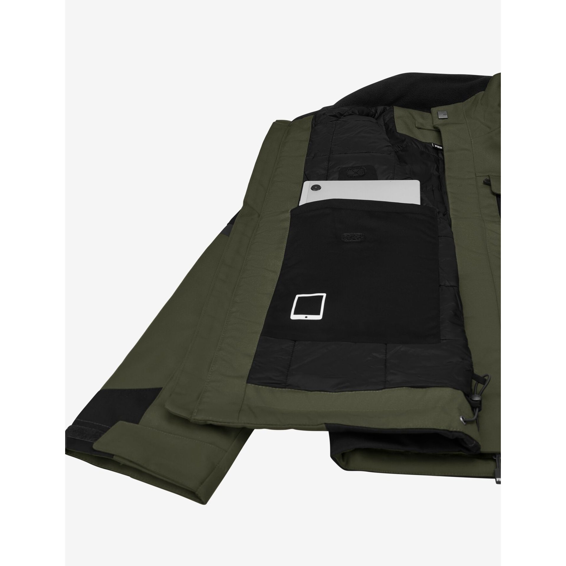 LARS Arbeitsjacke oliv-schwarz M